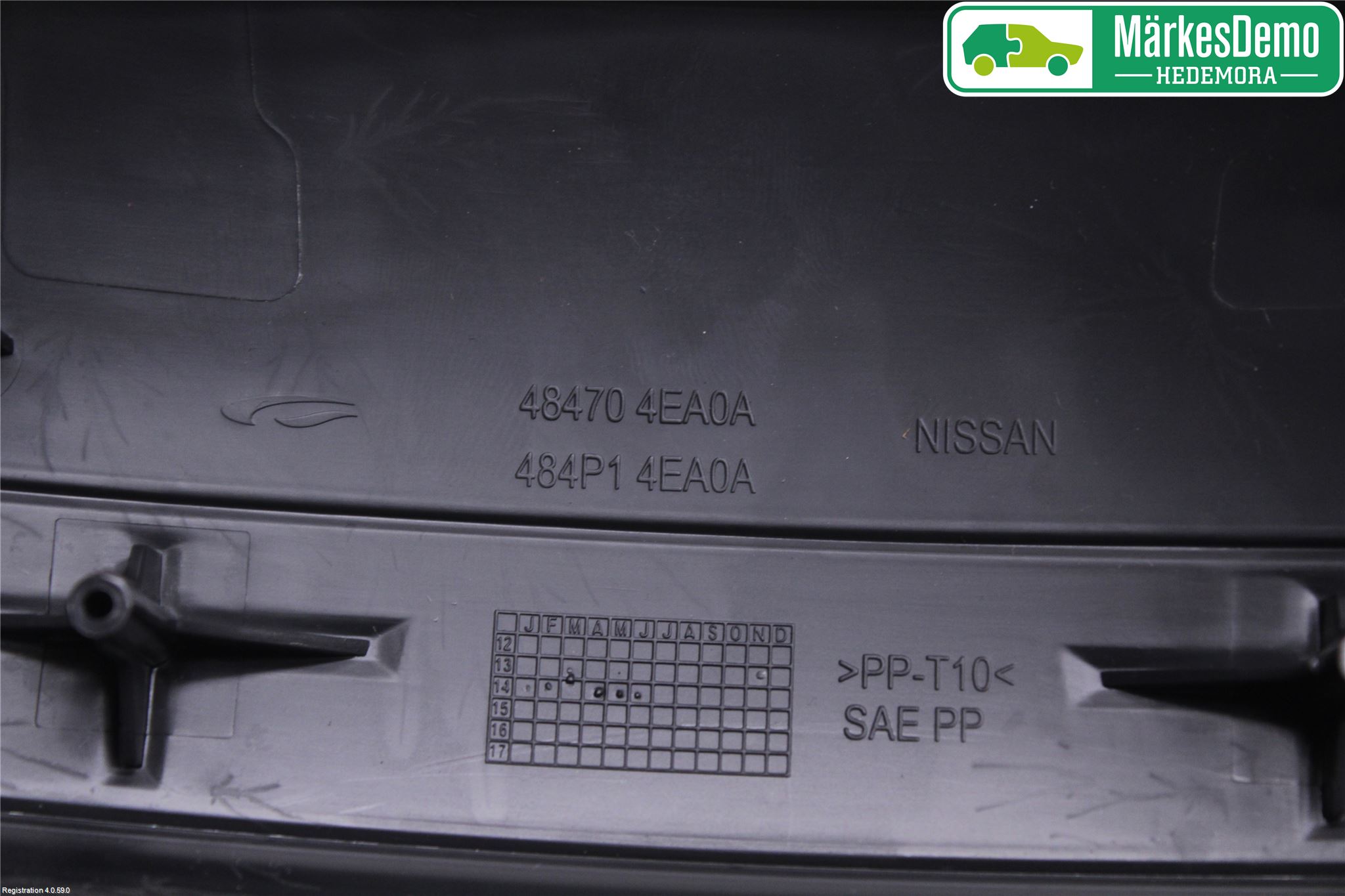 Nissan QASHQAI 14-17 Rattdeksel - Deksler