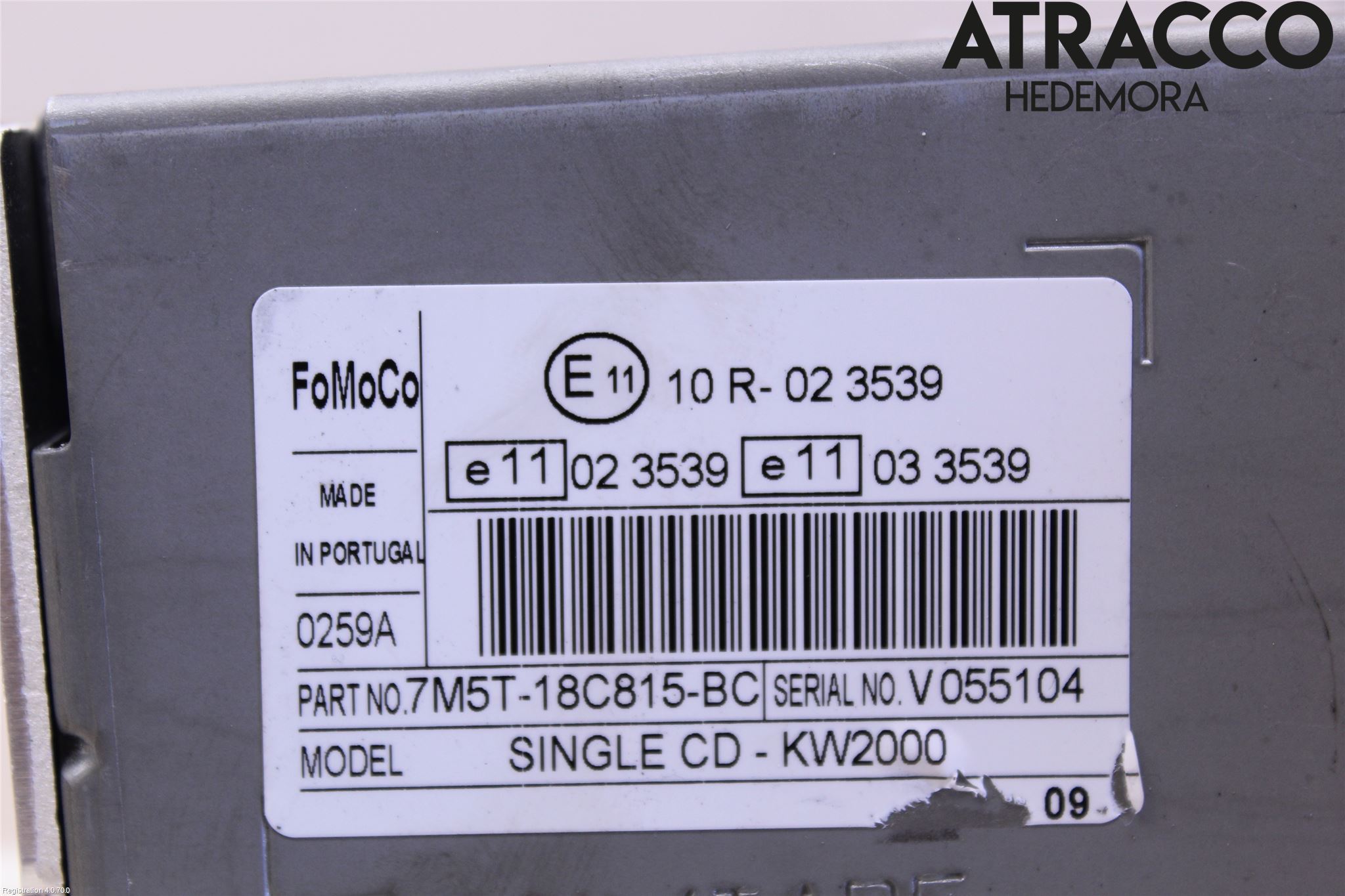 Ford FOCUS 08-11 Stereo Radio Med Cd