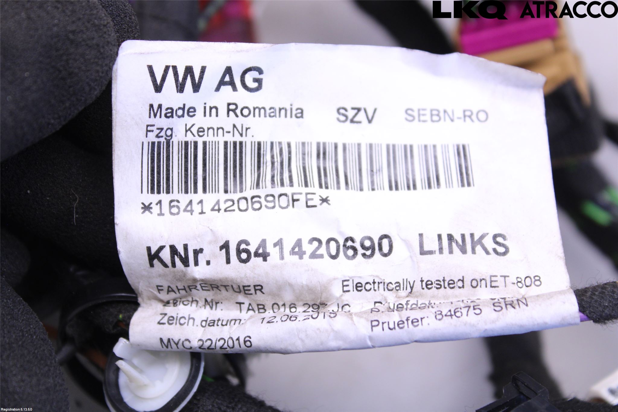 Volkswagen VW TRANSP/CARAVELLE (T6) 16-22 Ledningsnett