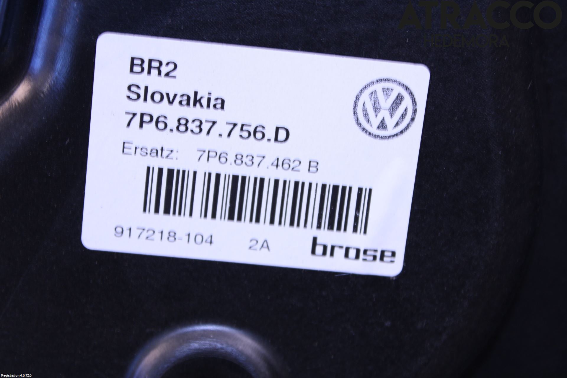 Volkswagen VW TOUAREG 7P 11-18 Vindusheis El Komp