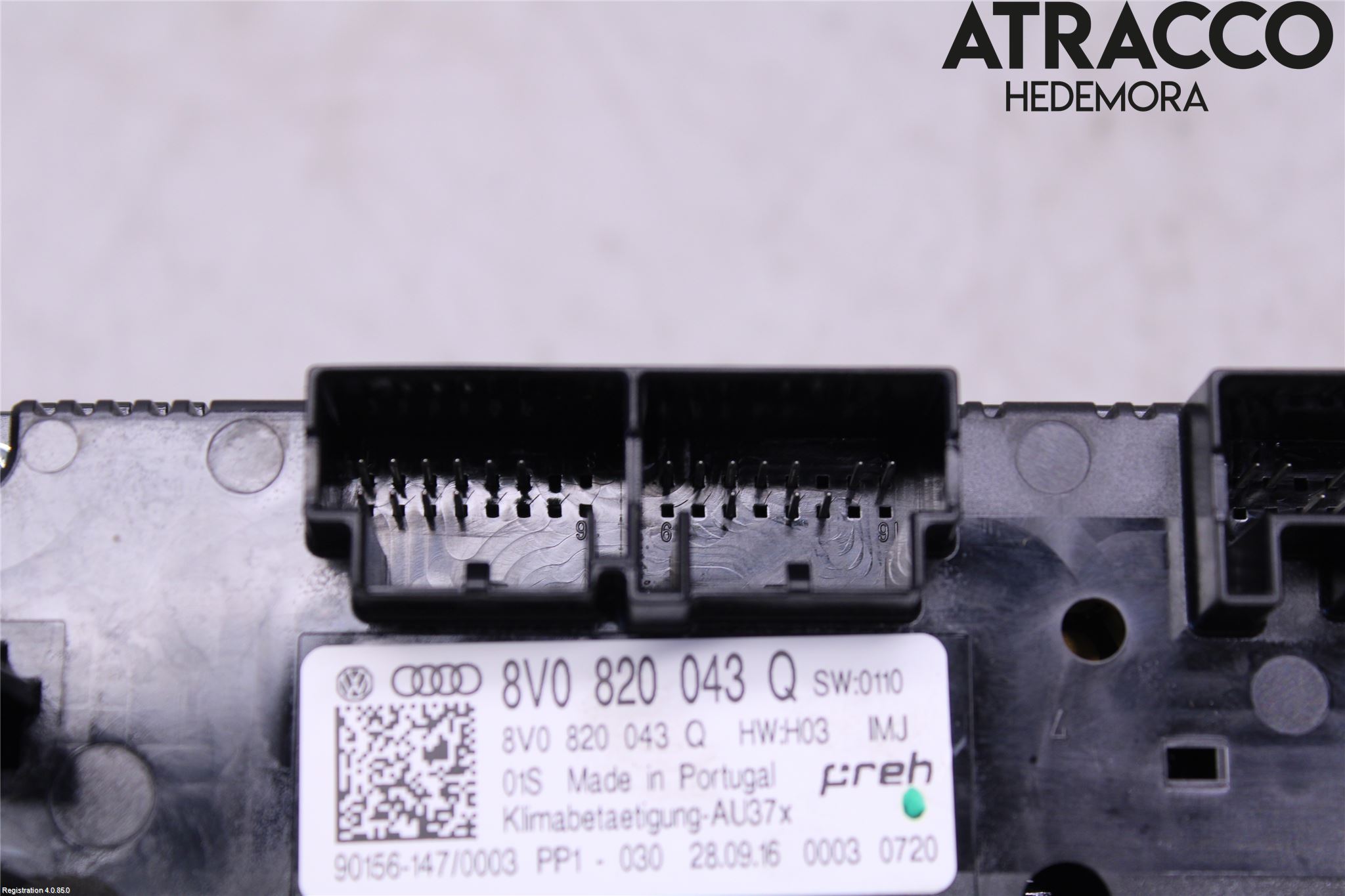 Audi A3/S3 8V 13-20 Varme Ac Betjening-Display
