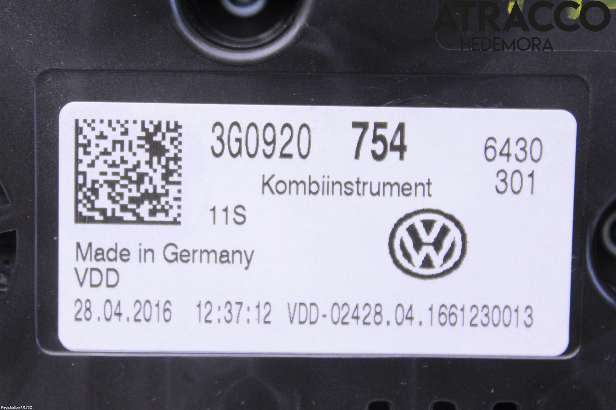 Volkswagen VW PASSAT 15-19 Instr Kombinert
