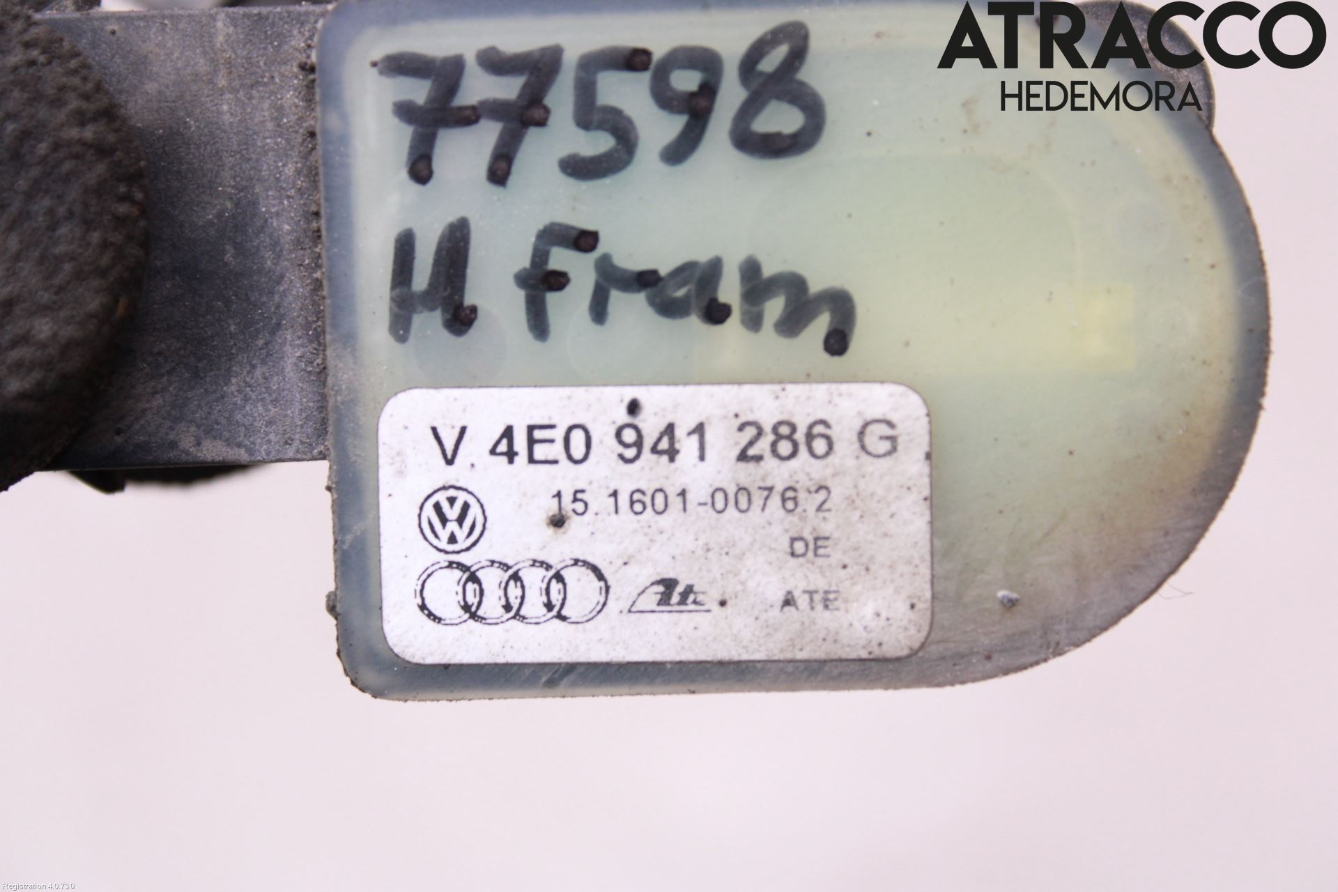 Audi A8/S8 4E  02-09 Lastføler Bremser Bak