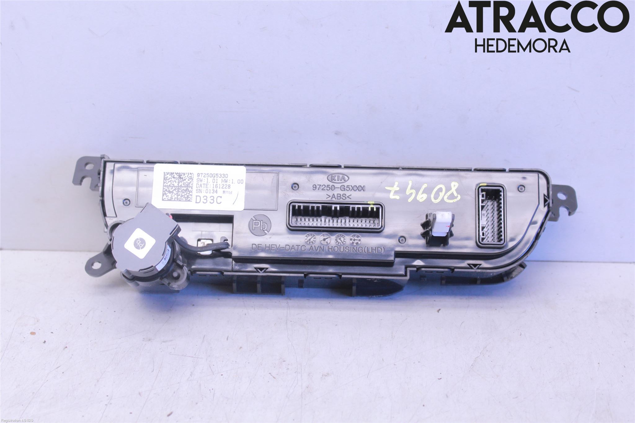 Kia NIRO (DE) 17-22 Varme Ac Betjening-Display