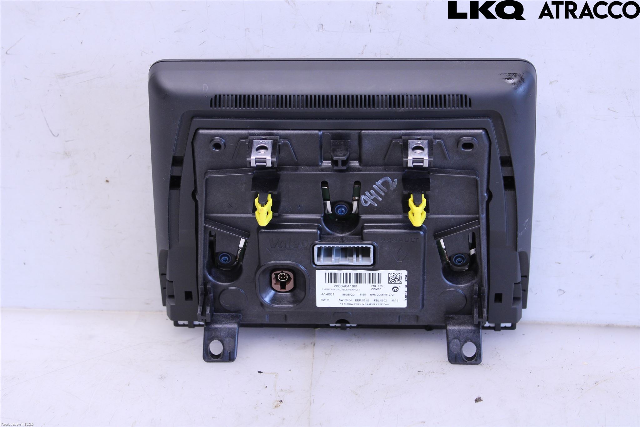 Renault CAPTUR 20-24 Stereo Radio Med Cd