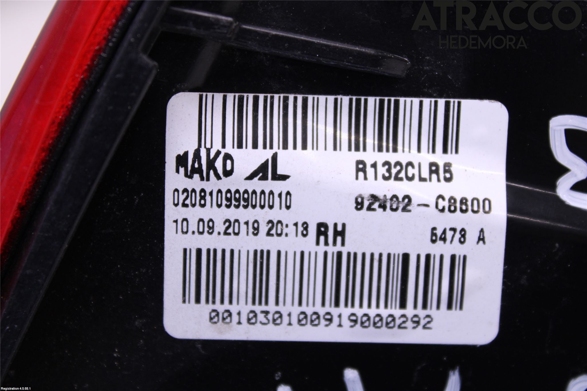 Hyundai i20 GB 15-20 Baklykt Høyre