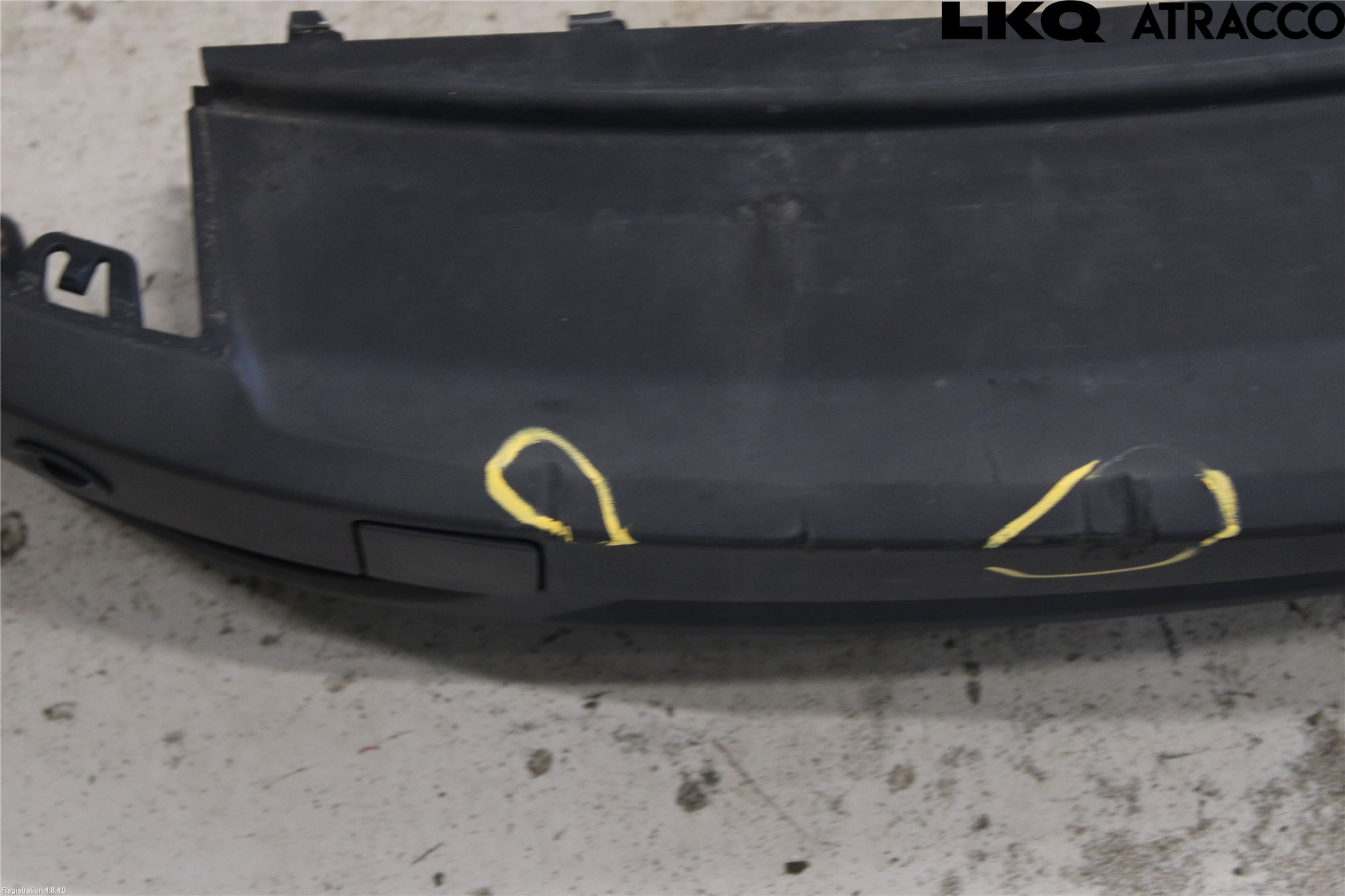Renault MEGANE III 09-15 Støtfanger Bak Overtrekk