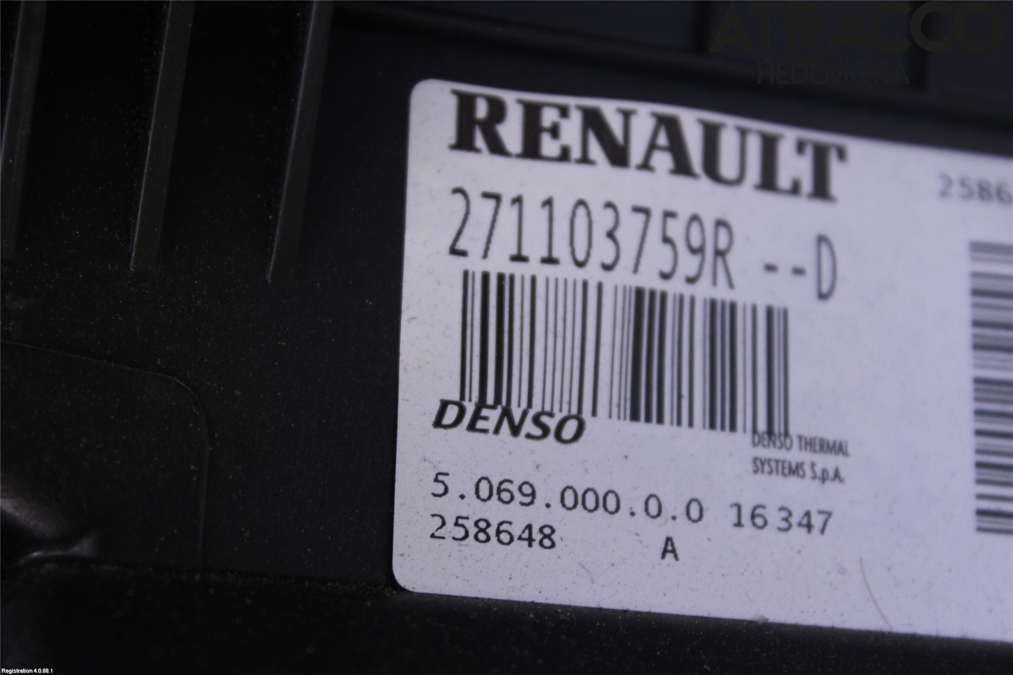 Opel MOVANO B 10-22 Varmeapparat Register Med Ac
