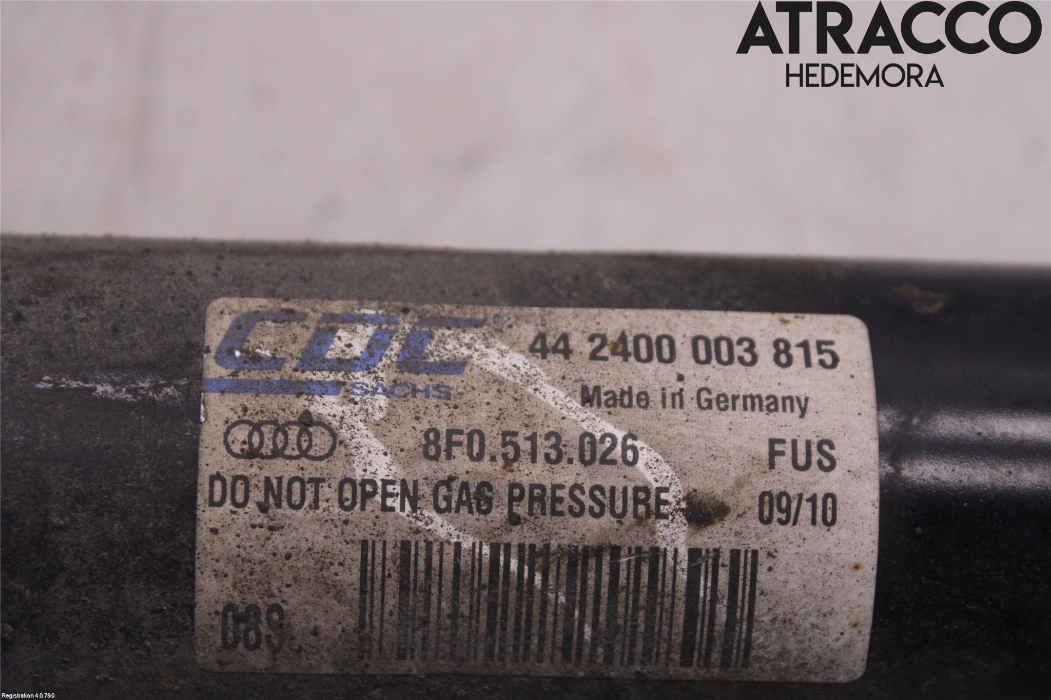 Audi A4/S4 08-11 Støtdemper Bak
