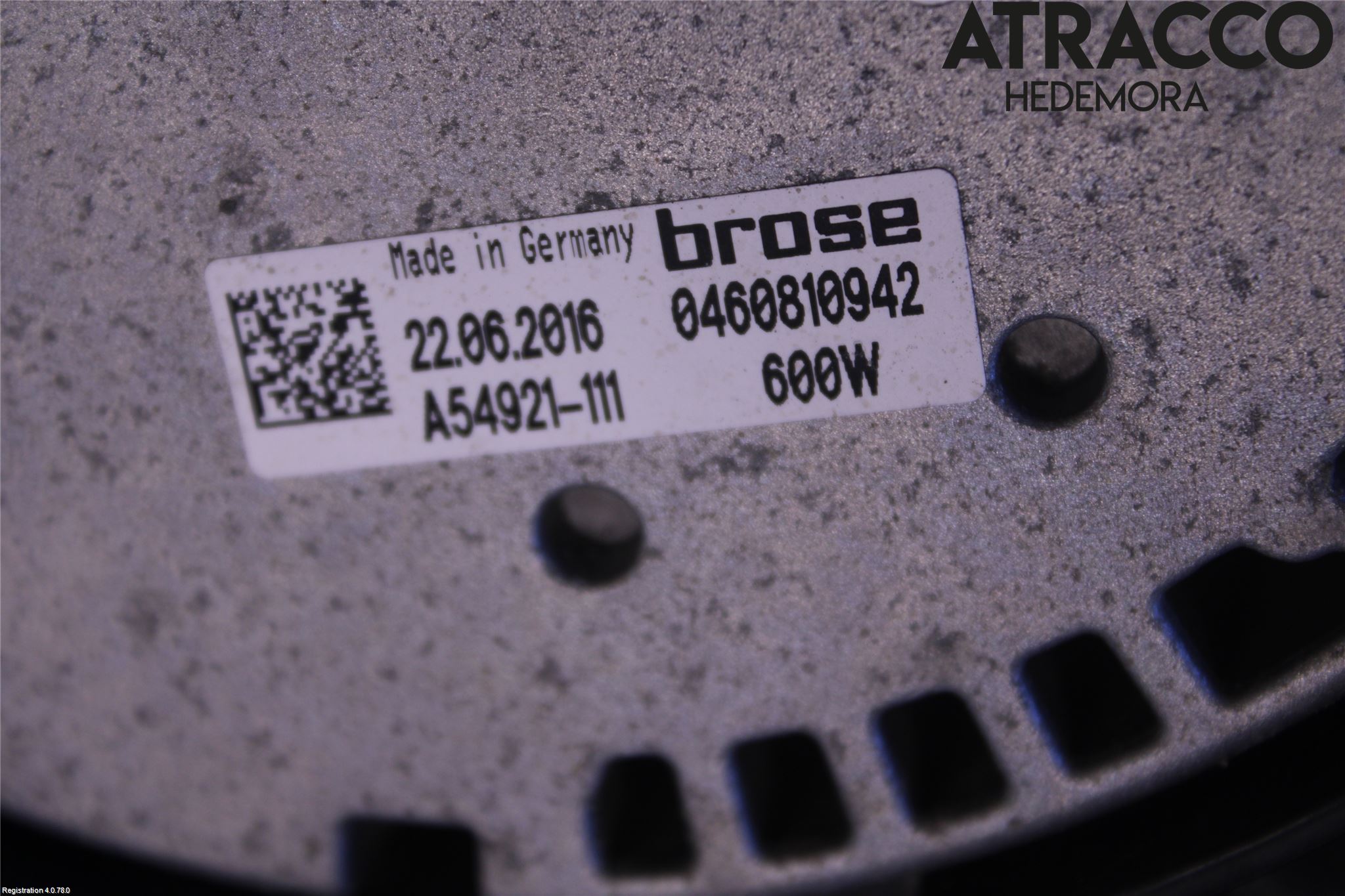 BMW 5 F10/F11/F18 09-17 Kjølevifte Elektrisk