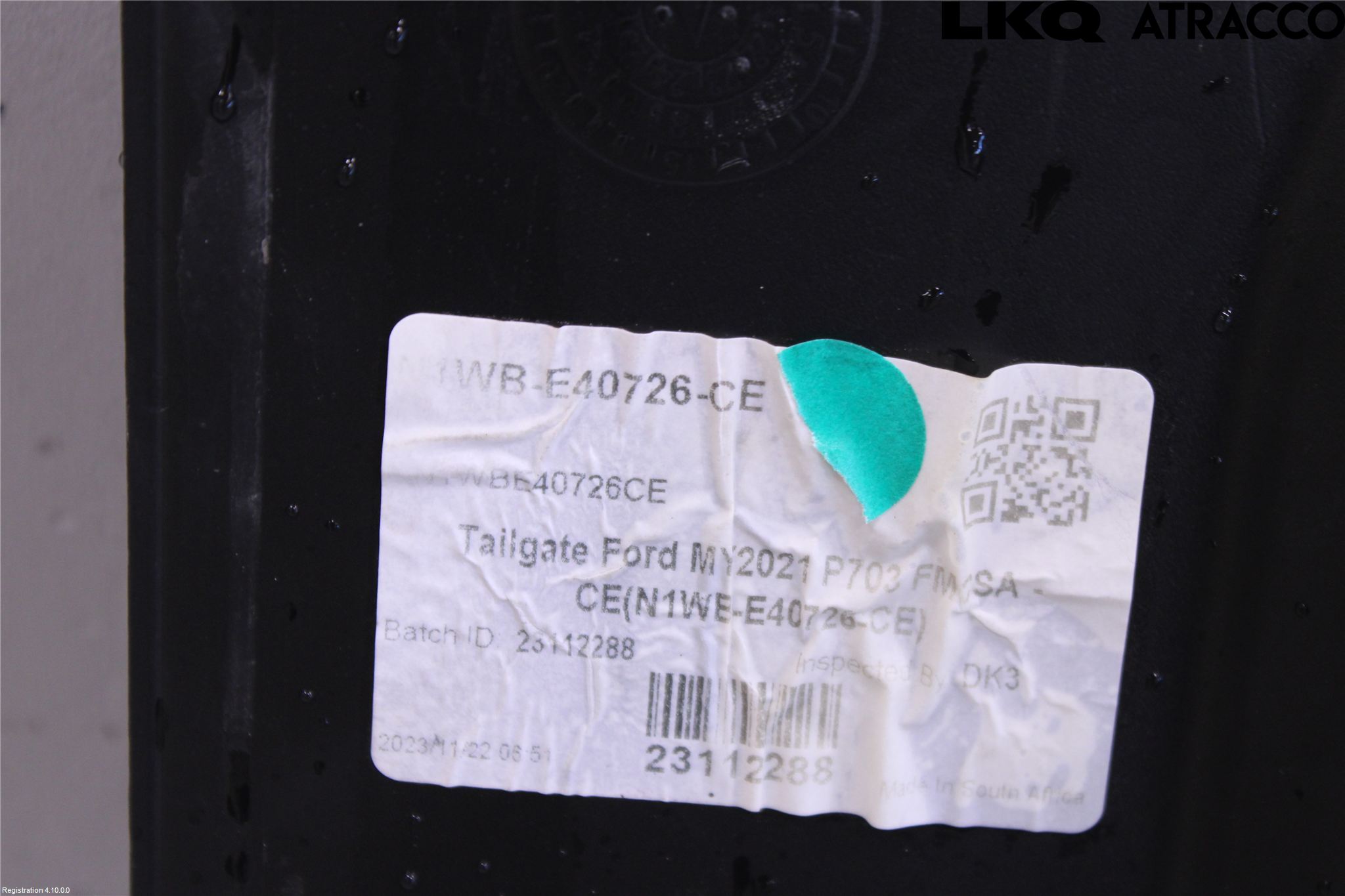 Ford RANGER RAPTOR 24- Lasteplan Luke Bak