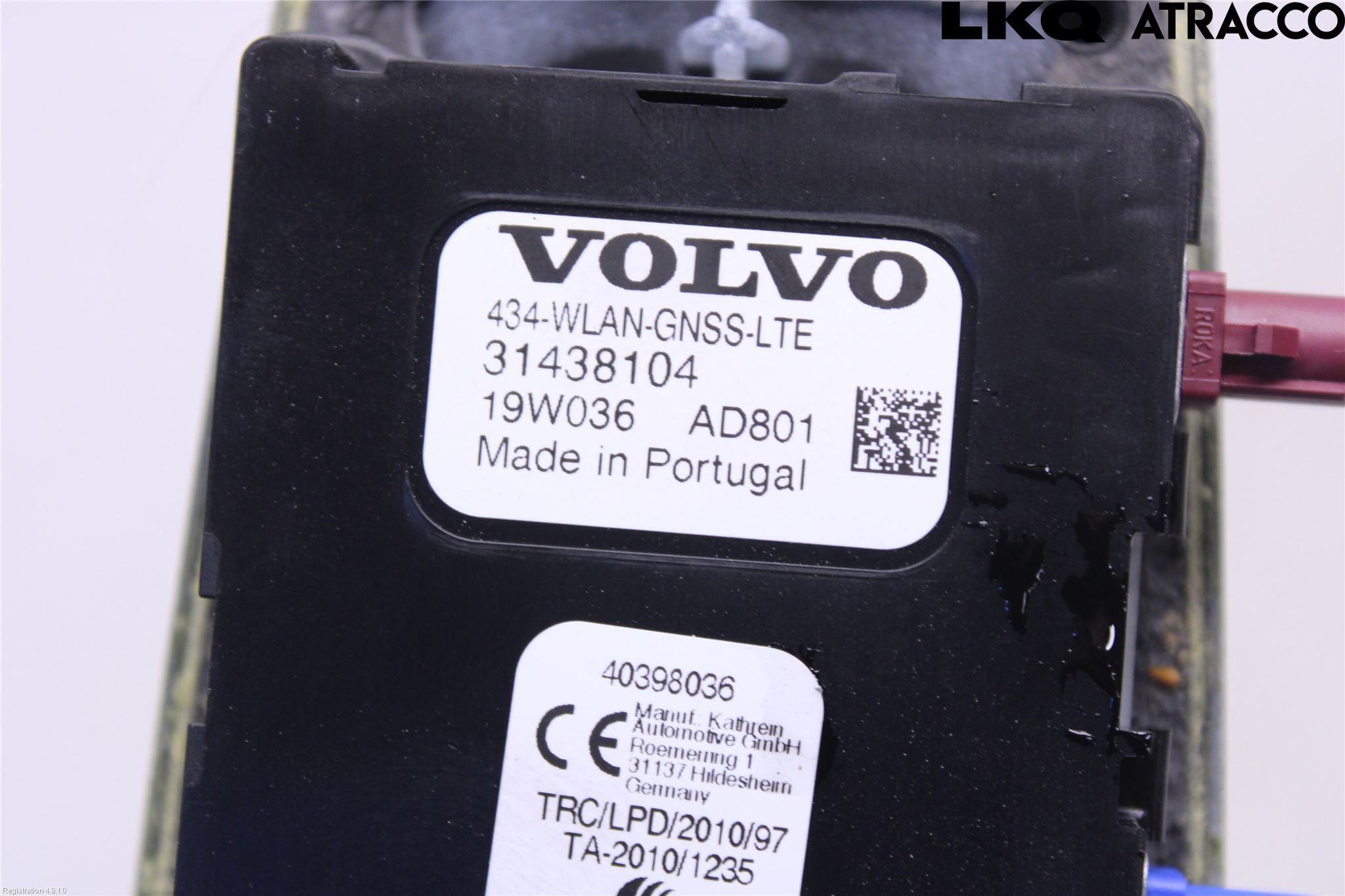 Volvo V60 19- Stereo Antenne Radio-Tv