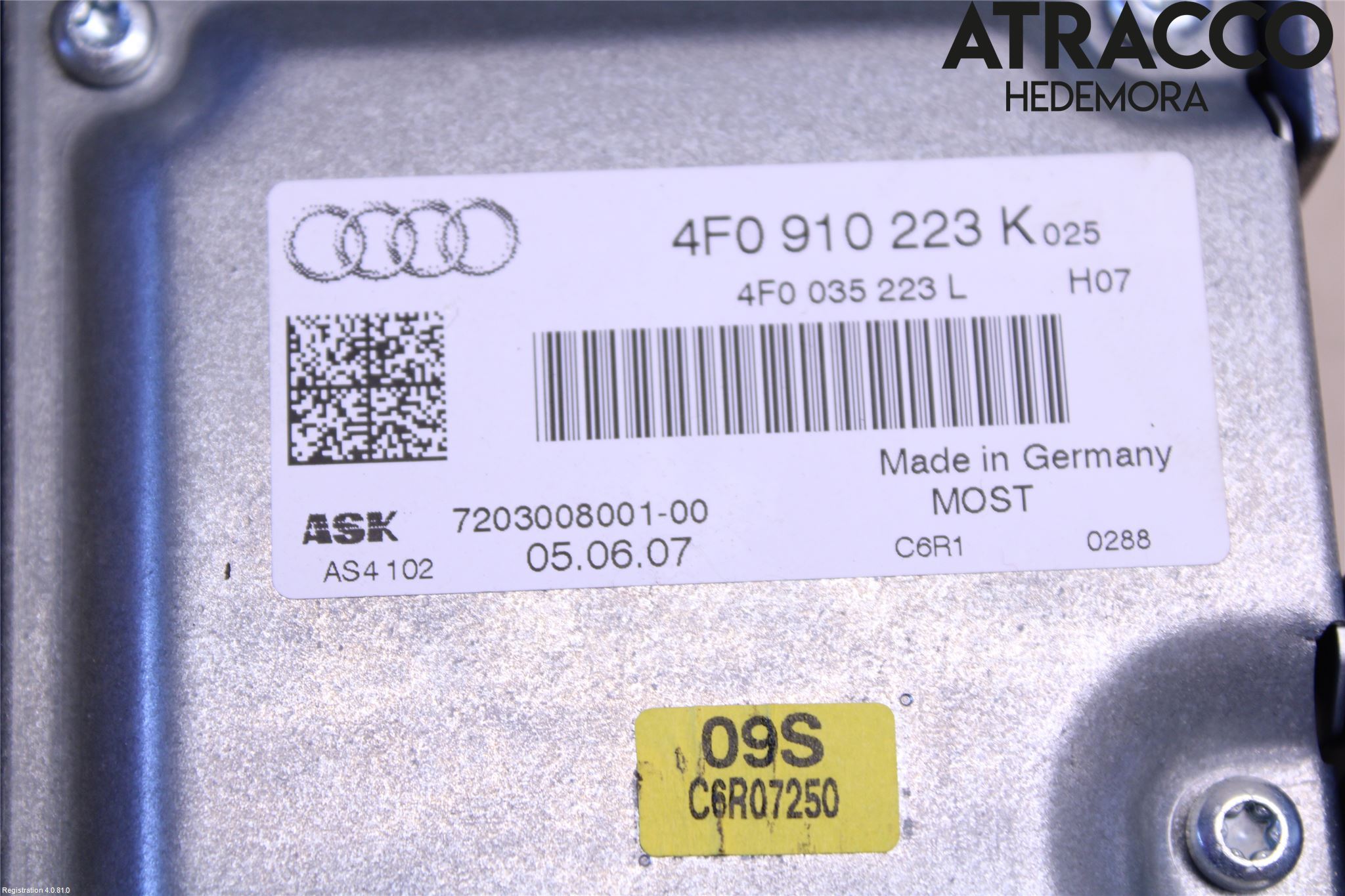 Audi A6/S6     05-11 Stereo Forsterker