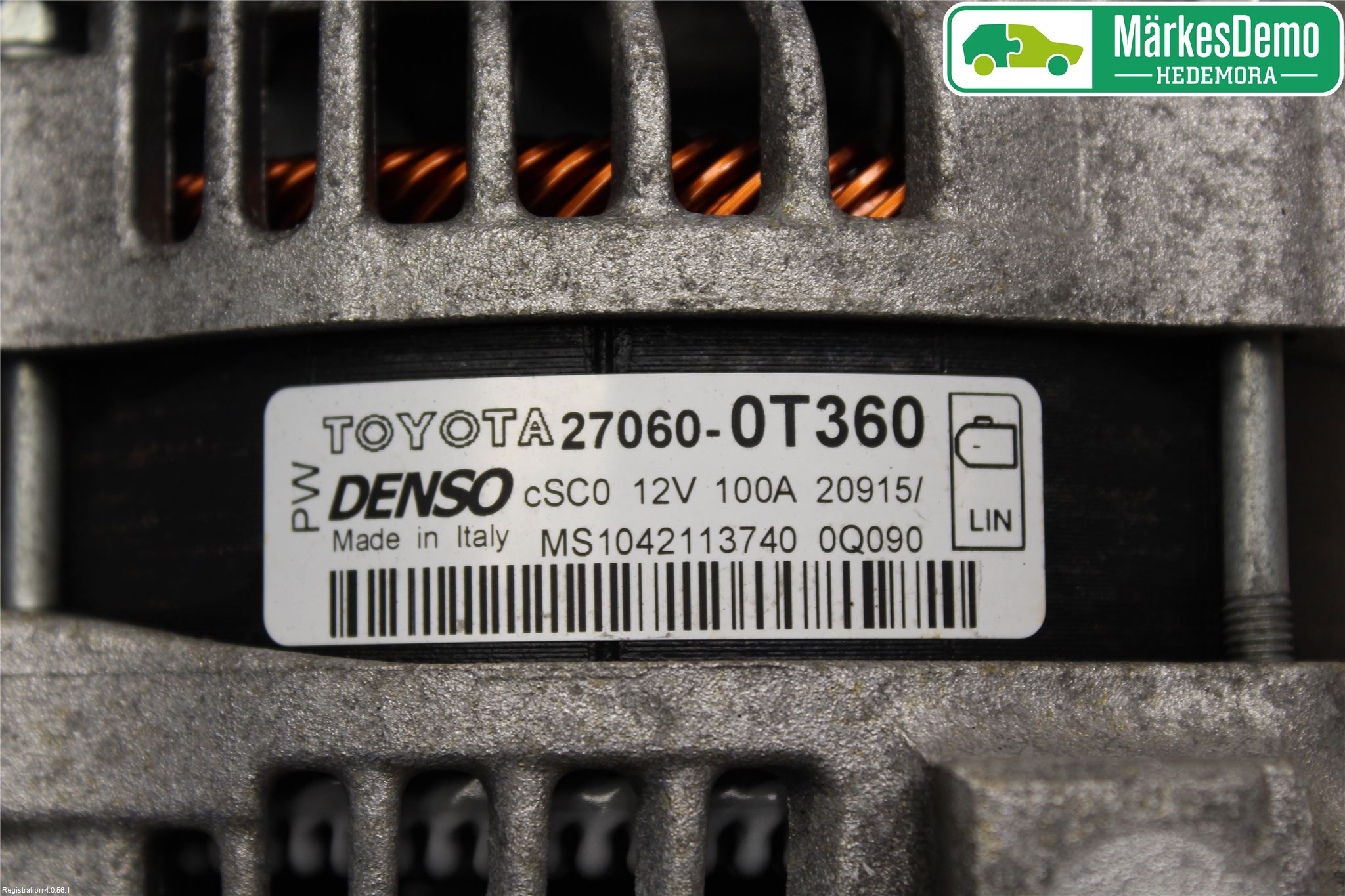 Toyota AVENSIS 16-18 Dynamo