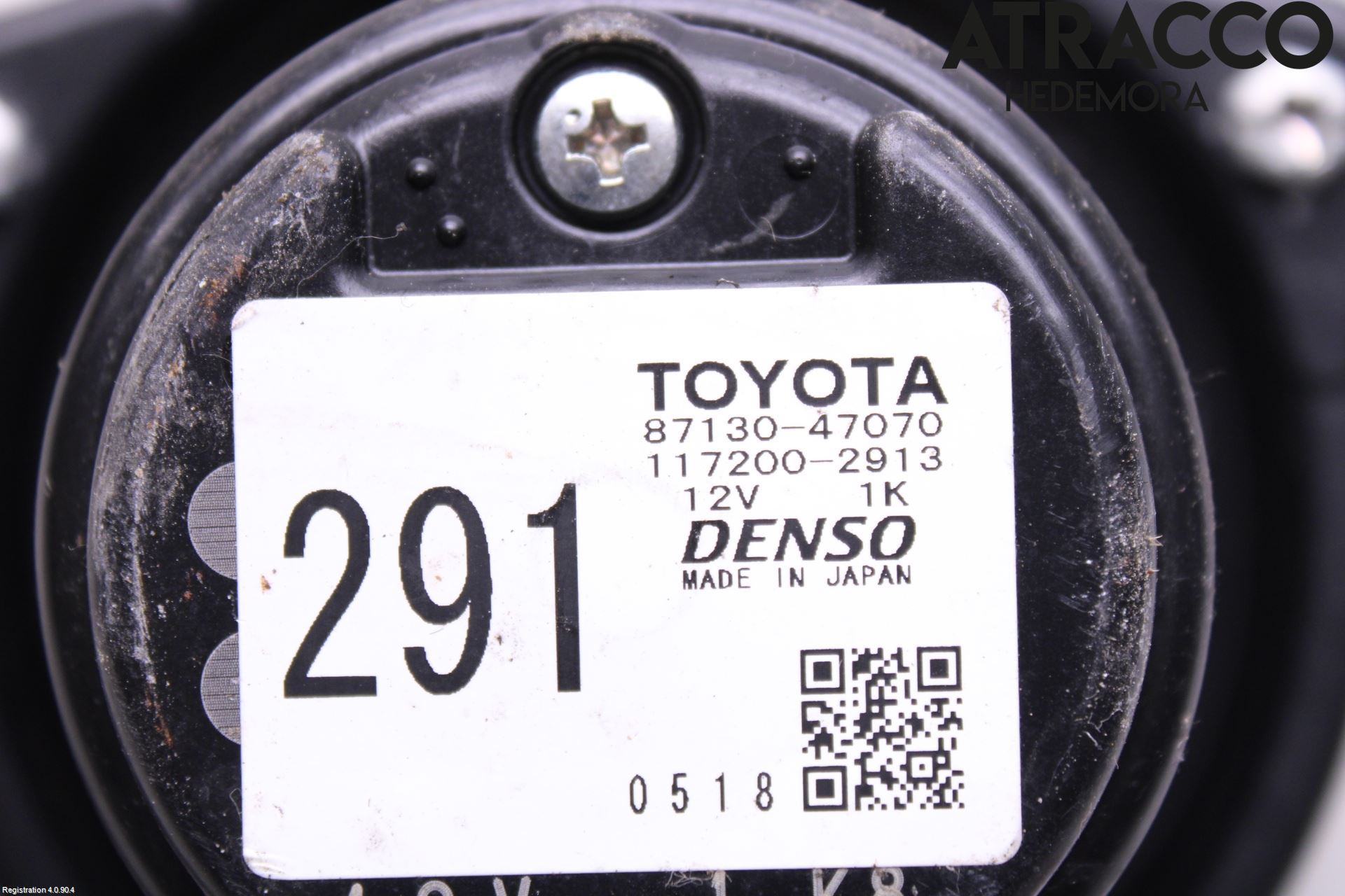 Toyota PRIUS NWH20 04-08 Kjølevifte Elektrisk