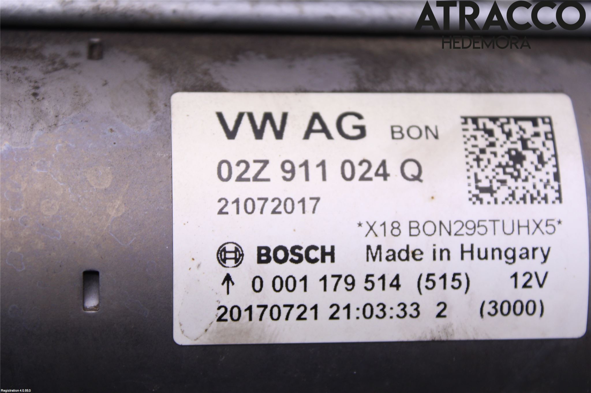 Volkswagen VW GOLF / E-GOLF VII 13-20 Startmotor