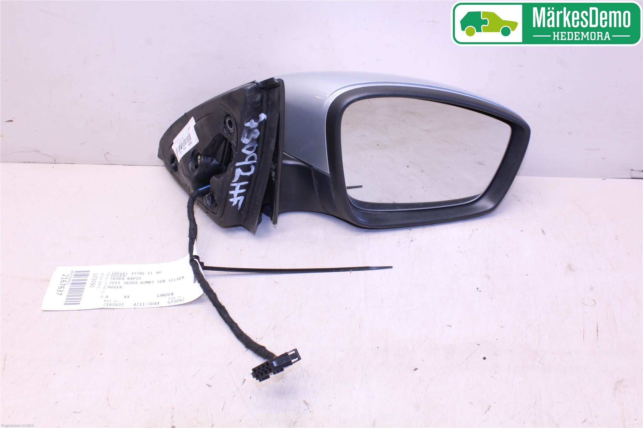 Skoda RAPID Speil H M-El Justering