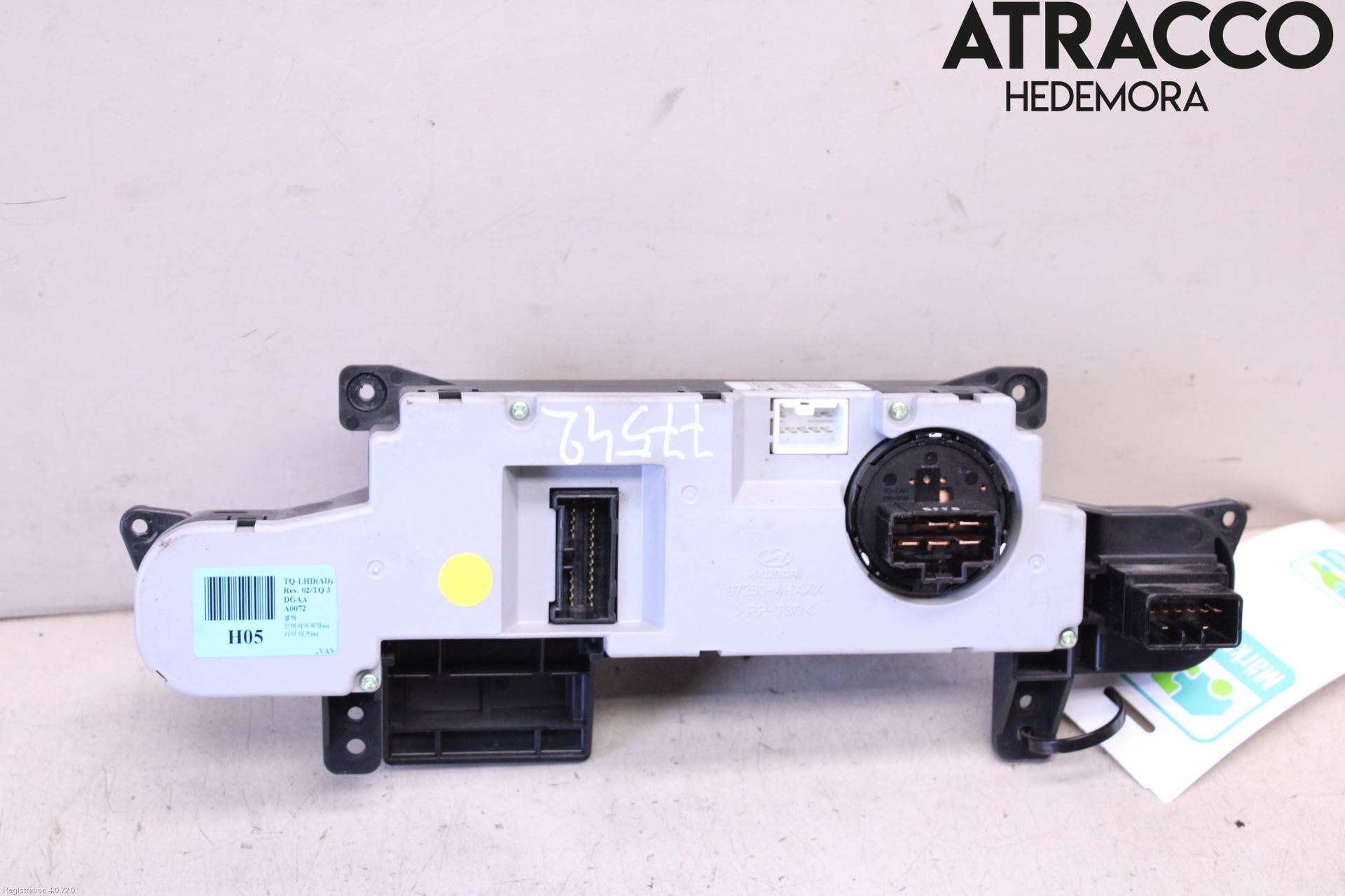Hyundai H-1/STAREX 08-21 Varme Ac Betjening-Display