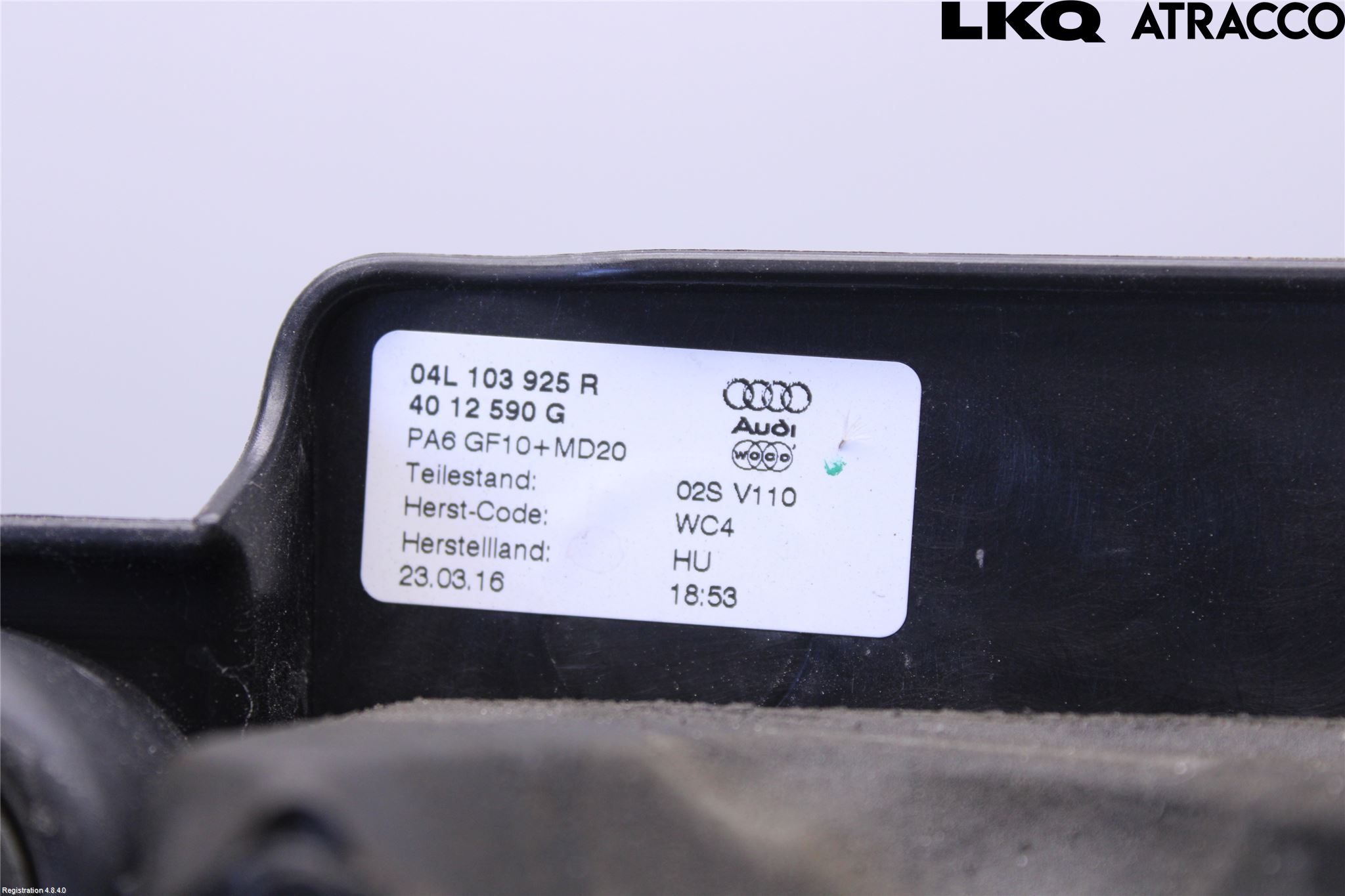 Audi A3/S3 8V 13-20 Motor Deksel Over Motor
