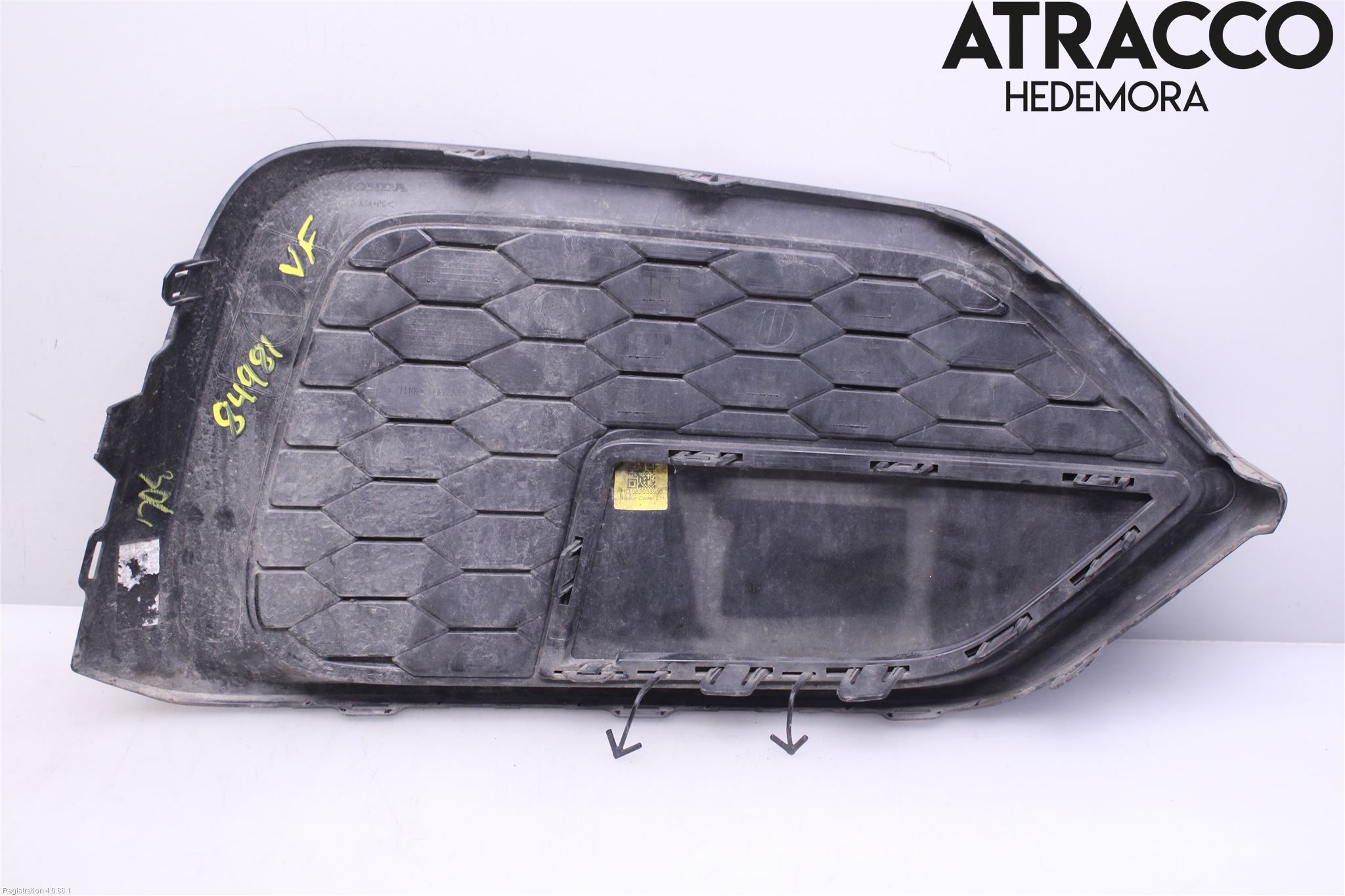 Honda CIVIC 17-22 Grilldel Venstre