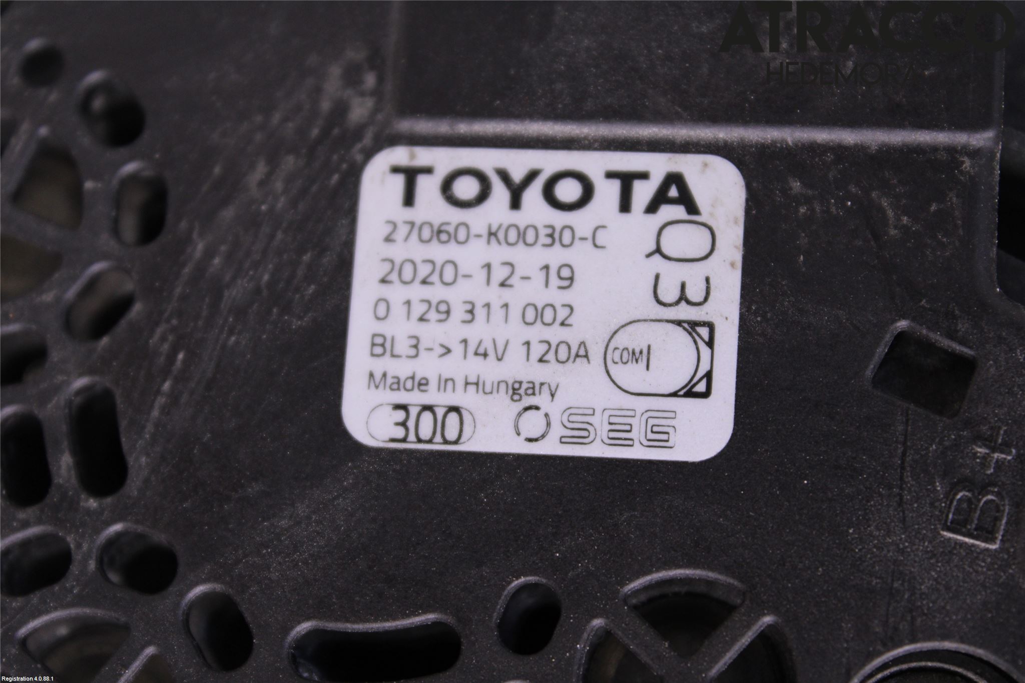 Toyota YARIS XP21 20- Dynamo