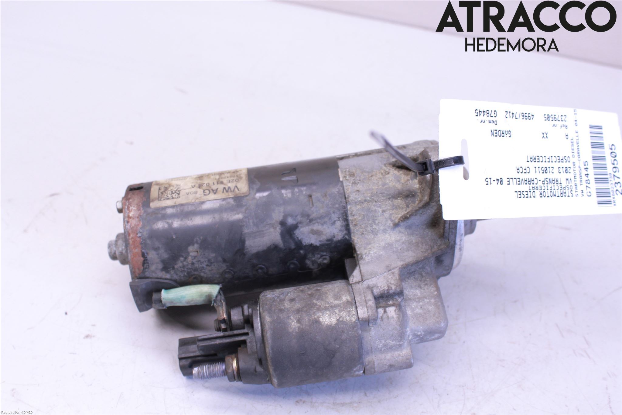 Volkswagen VW TRANSP/CARAVELLE (T5) 04-15 Startmotor Diesel