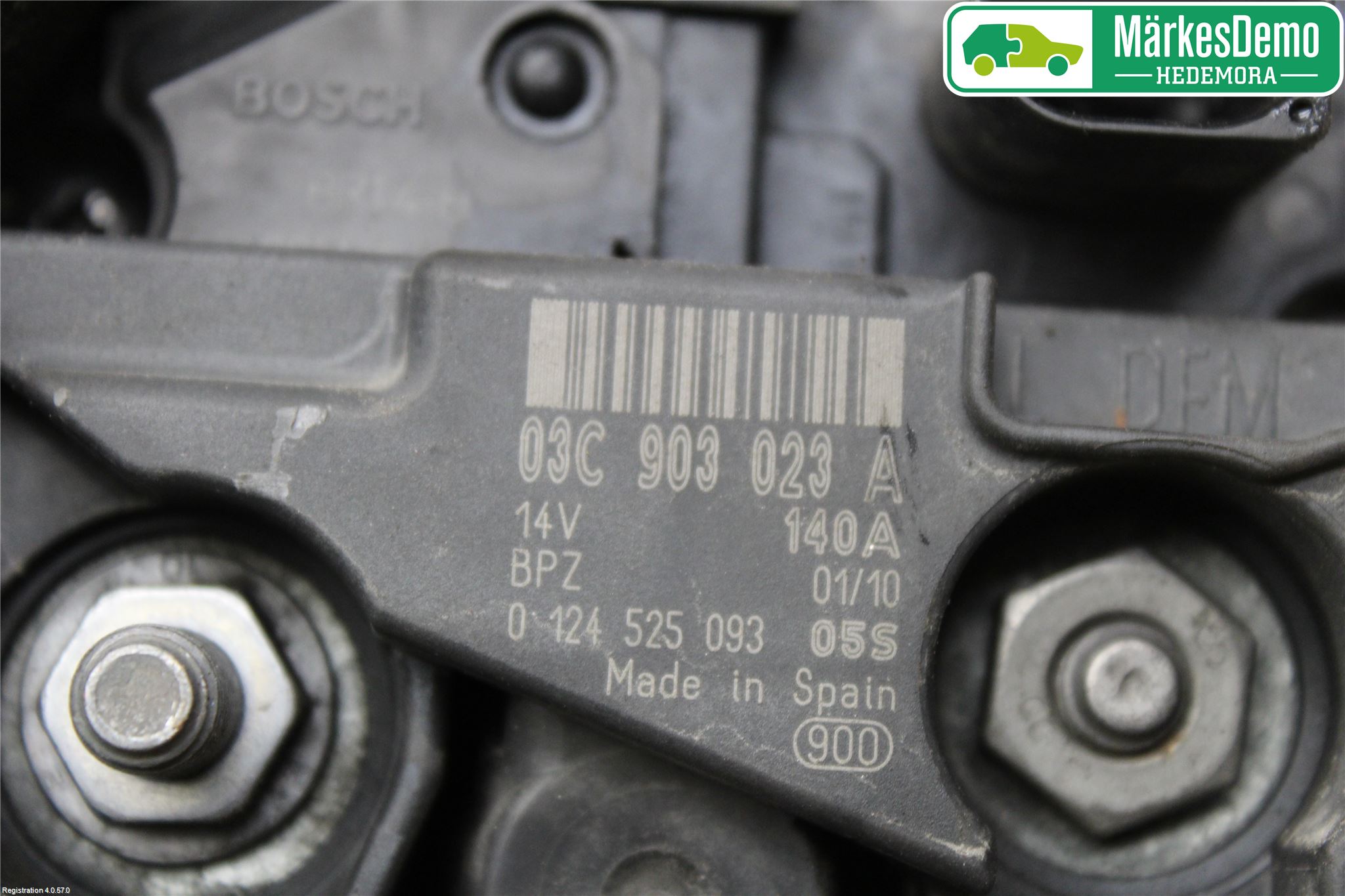 Volkswagen VW GOLF VI 09-13 Dynamo
