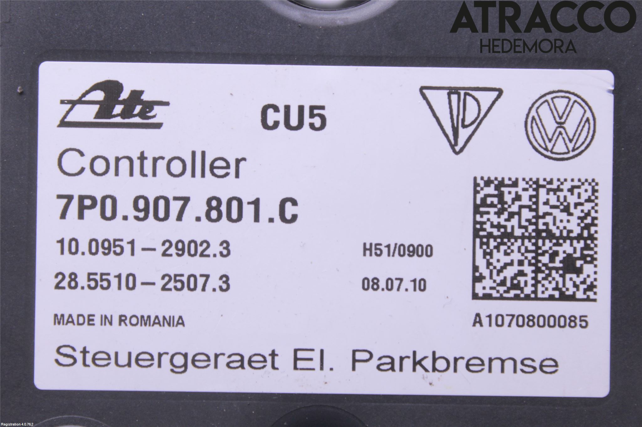 Porsche CAYENNE 03- Styreenhet Parkbrems
