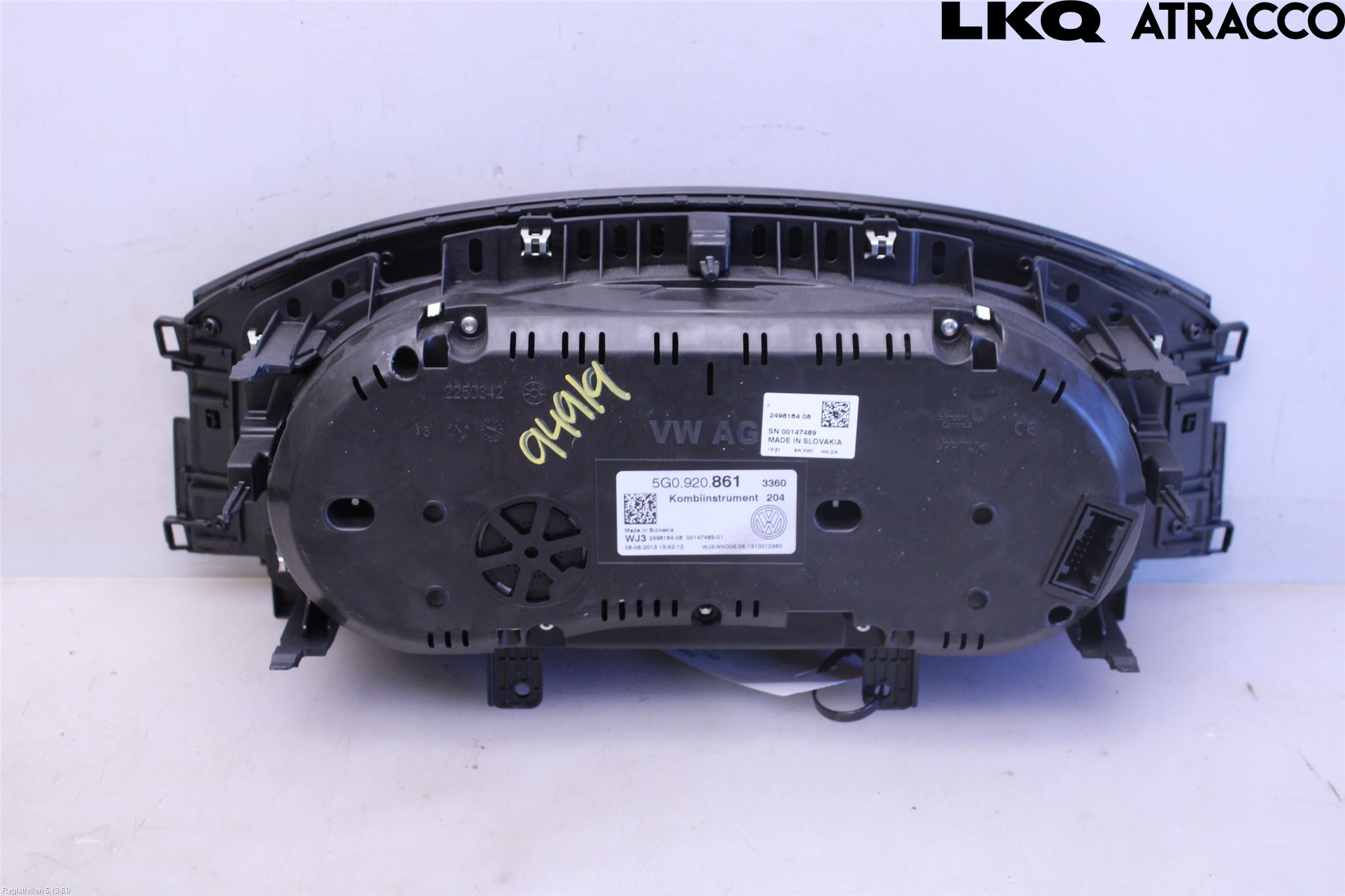 Volkswagen VW GOLF / E-GOLF VII 13-20 Instr Kombinert