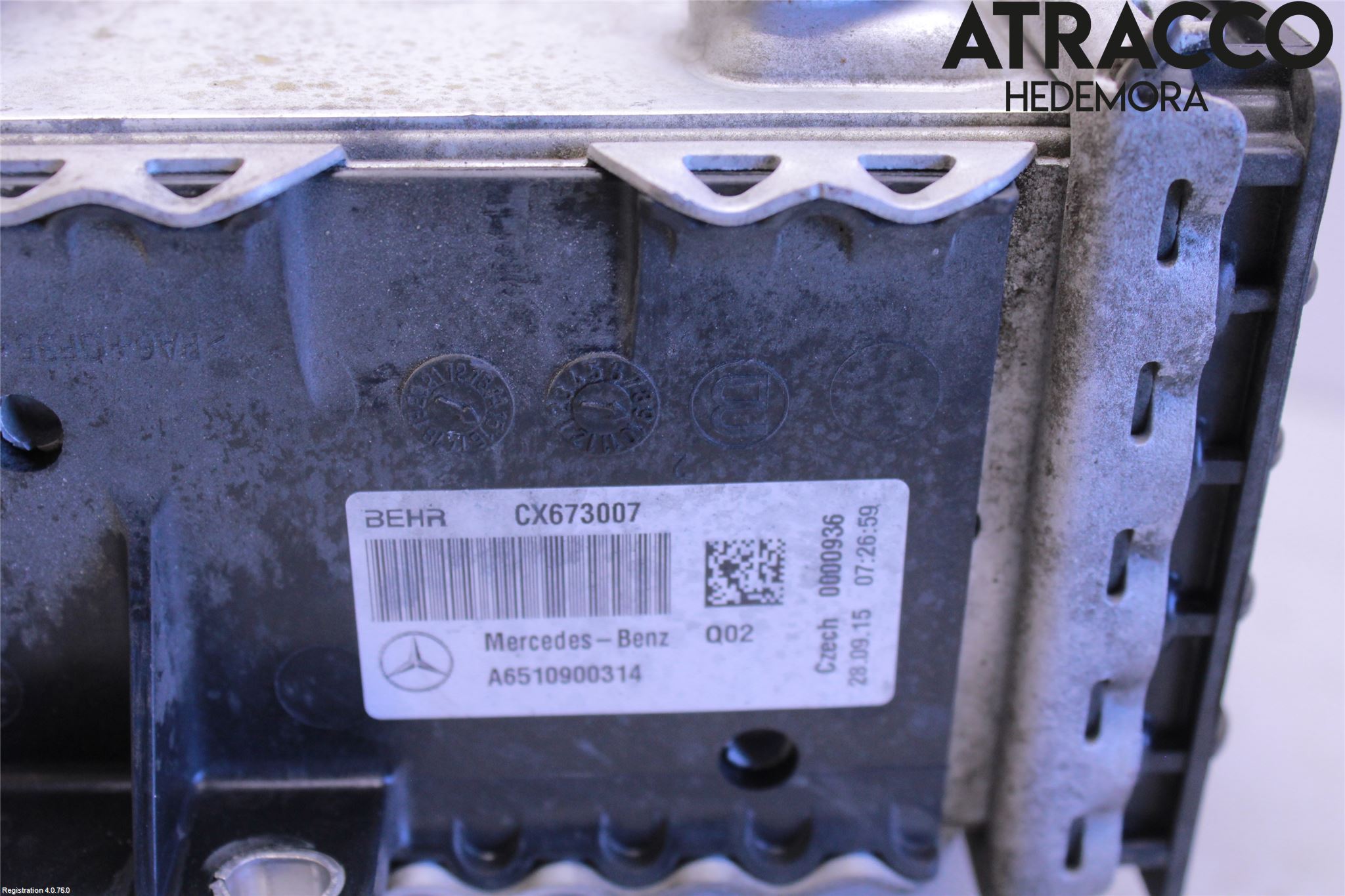 Mercedes-Benz MB C-KLASS (W205) 14-21 Intercooler Radiator