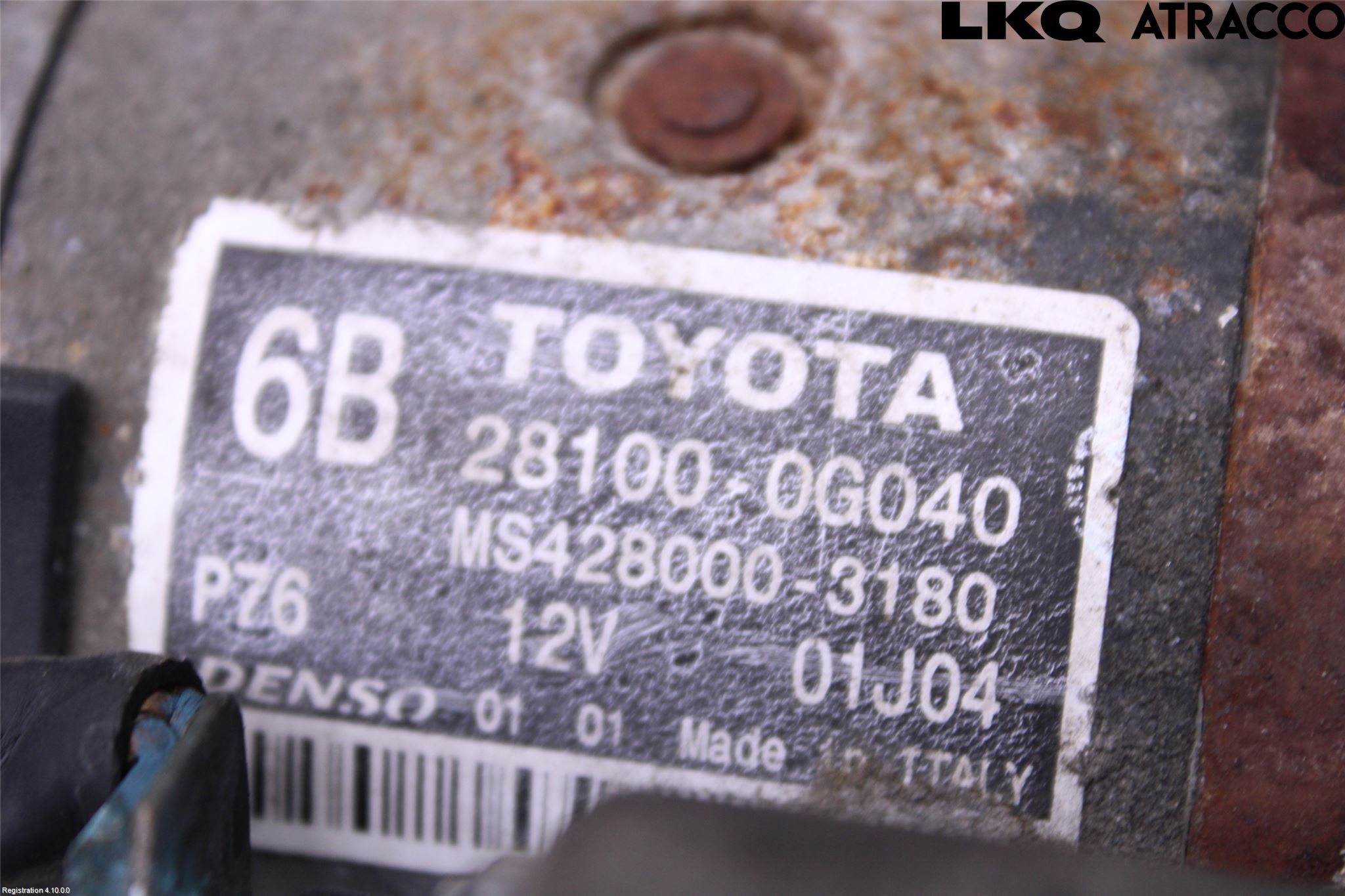 Toyota COROLLA VERSO 04-07 Startmotor