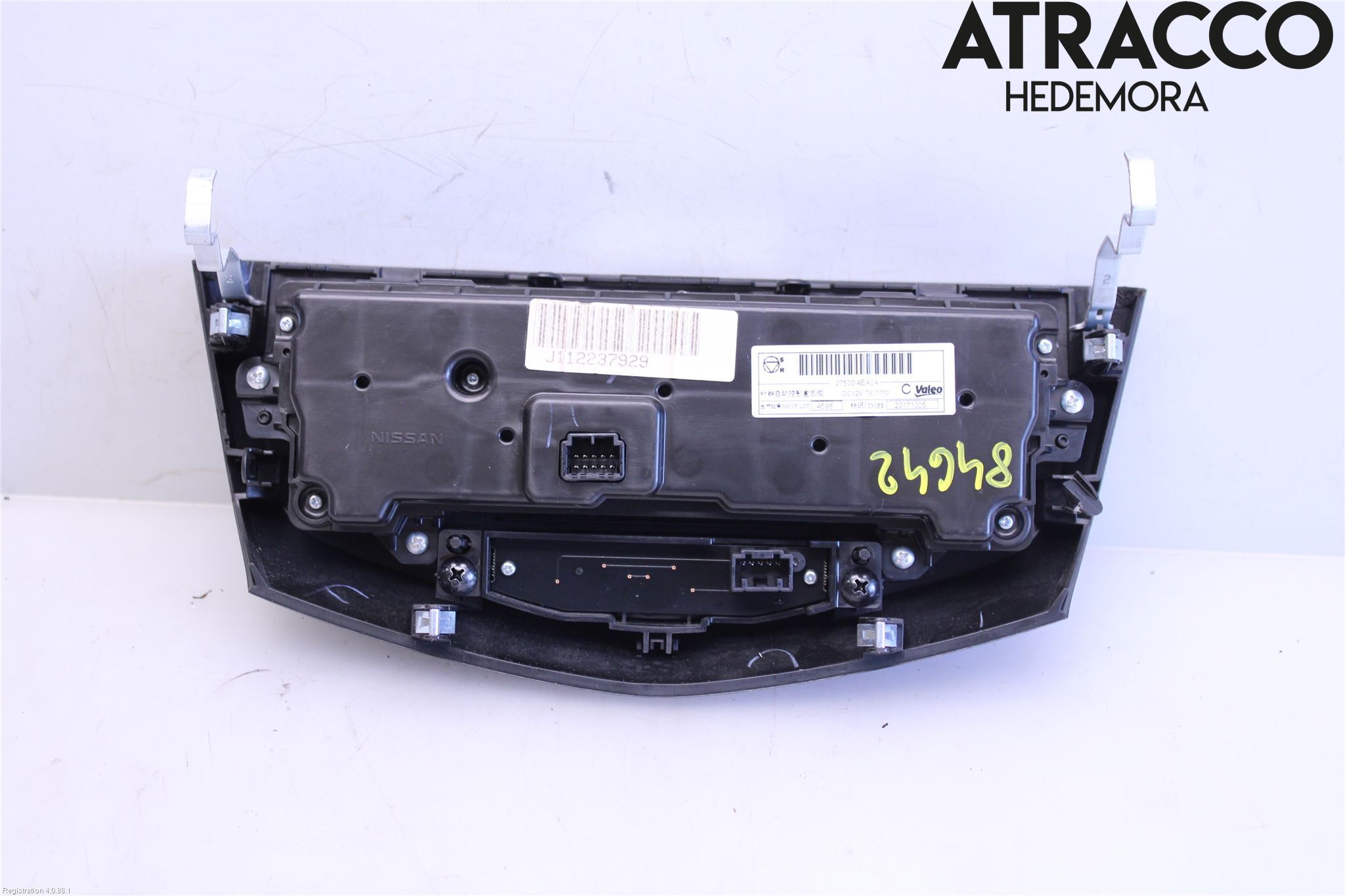 Nissan QASHQAI 17-21 Varme Ac Betjening-Display