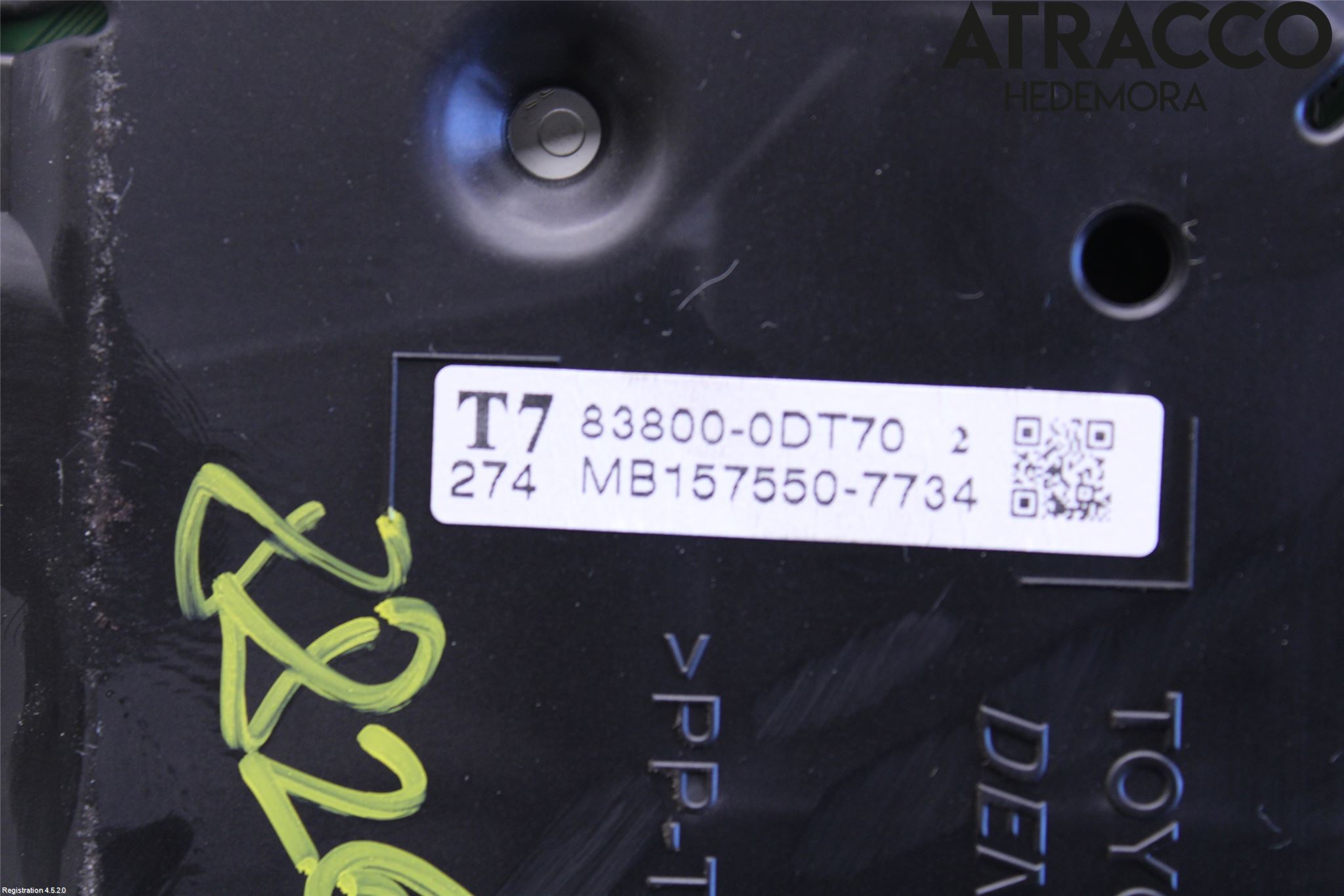 Toyota YARIS XP130 12-14 Instr Kombinert