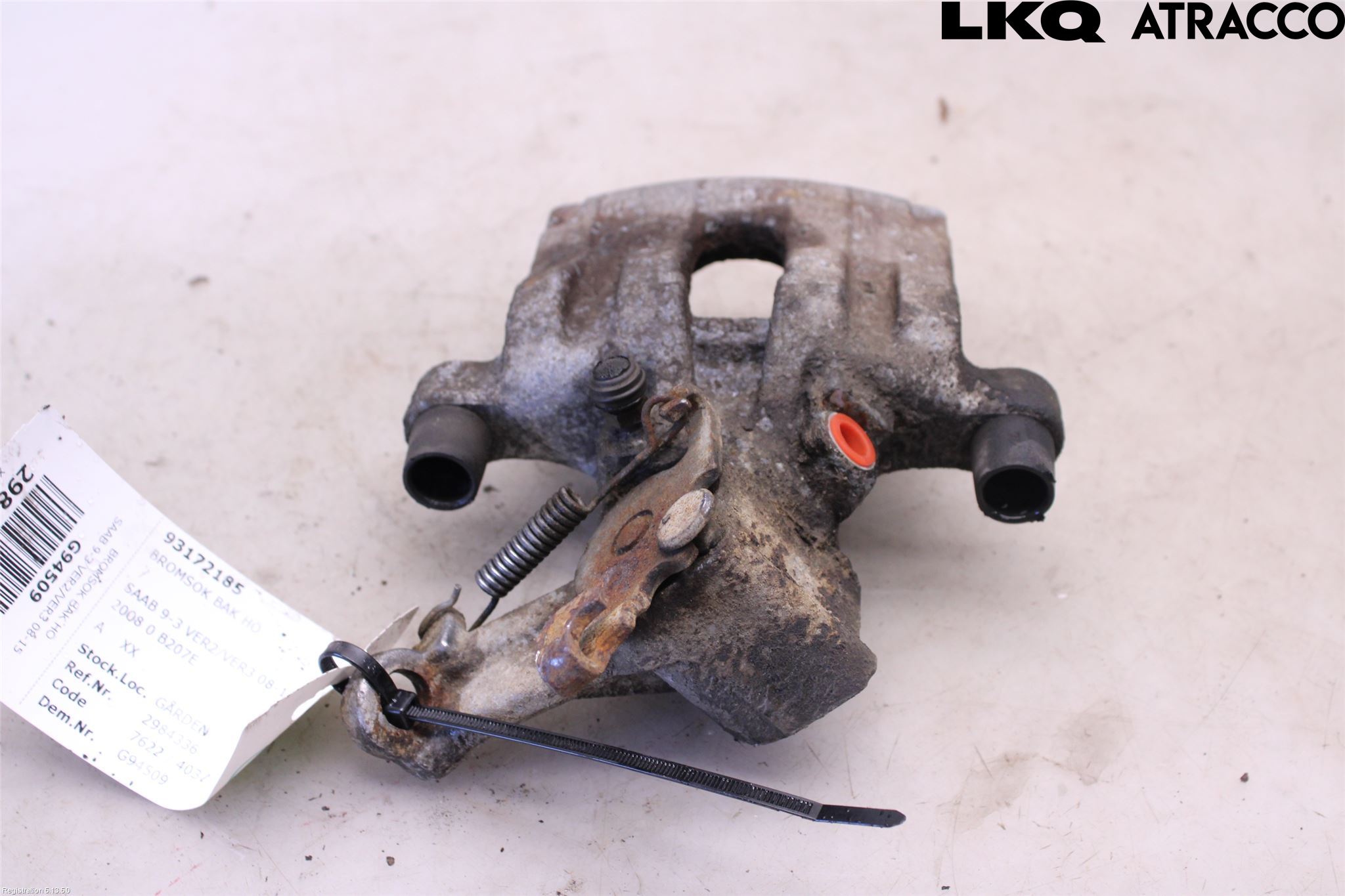 Saab 9-3 VER2/VER3 08-15 Bremsecaliper Bak Høyre