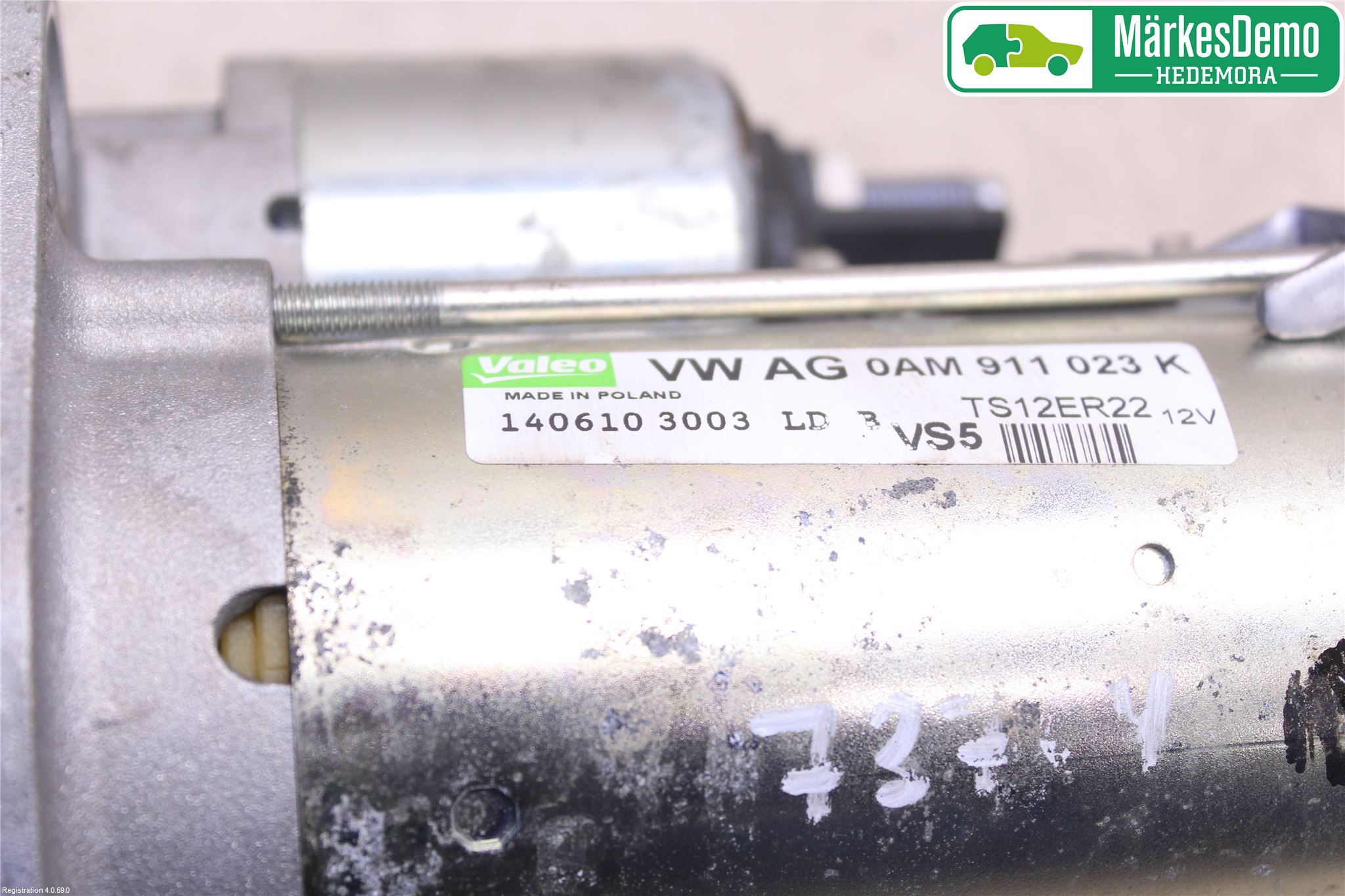 Volkswagen VW GOLF VI 09-13 Startmotor