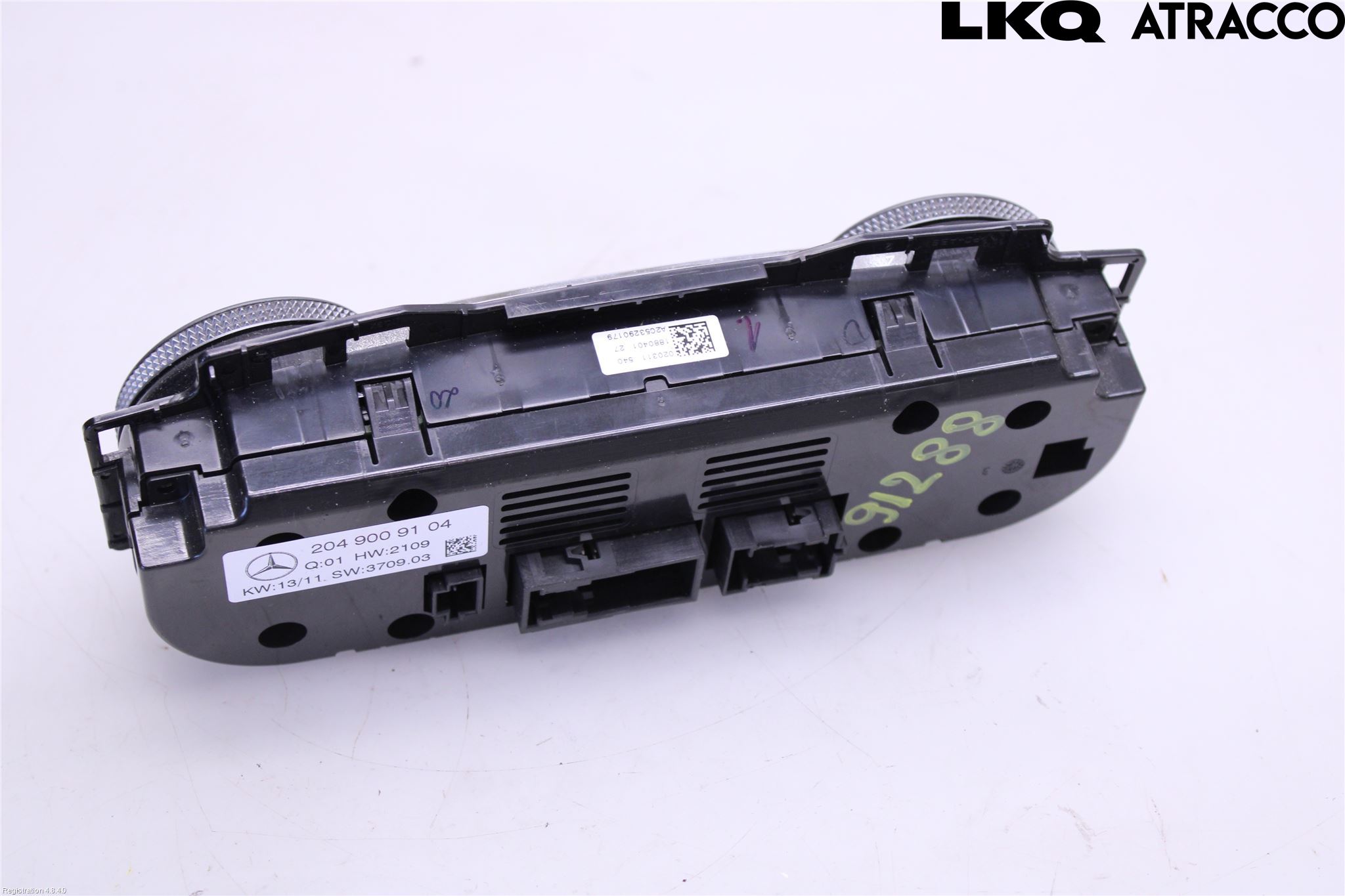 Mercedes-Benz MB GLK-KLASS (X204) 08-16 Varme Ac Betjening-Display