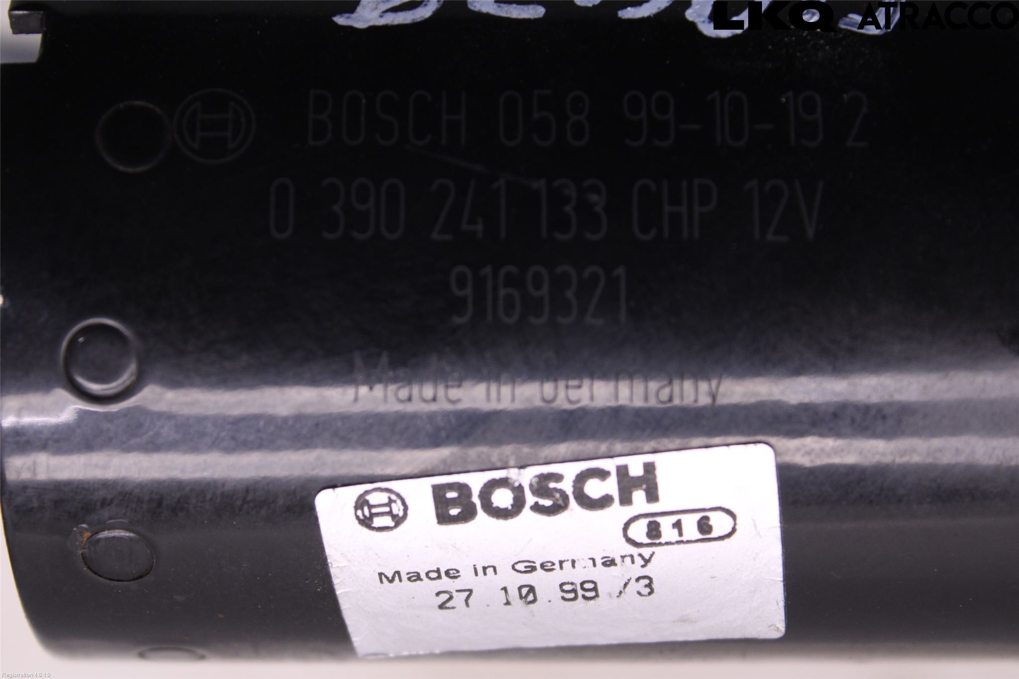 Volvo S70/V70/XC  97-00 Viskermotor Frontrute