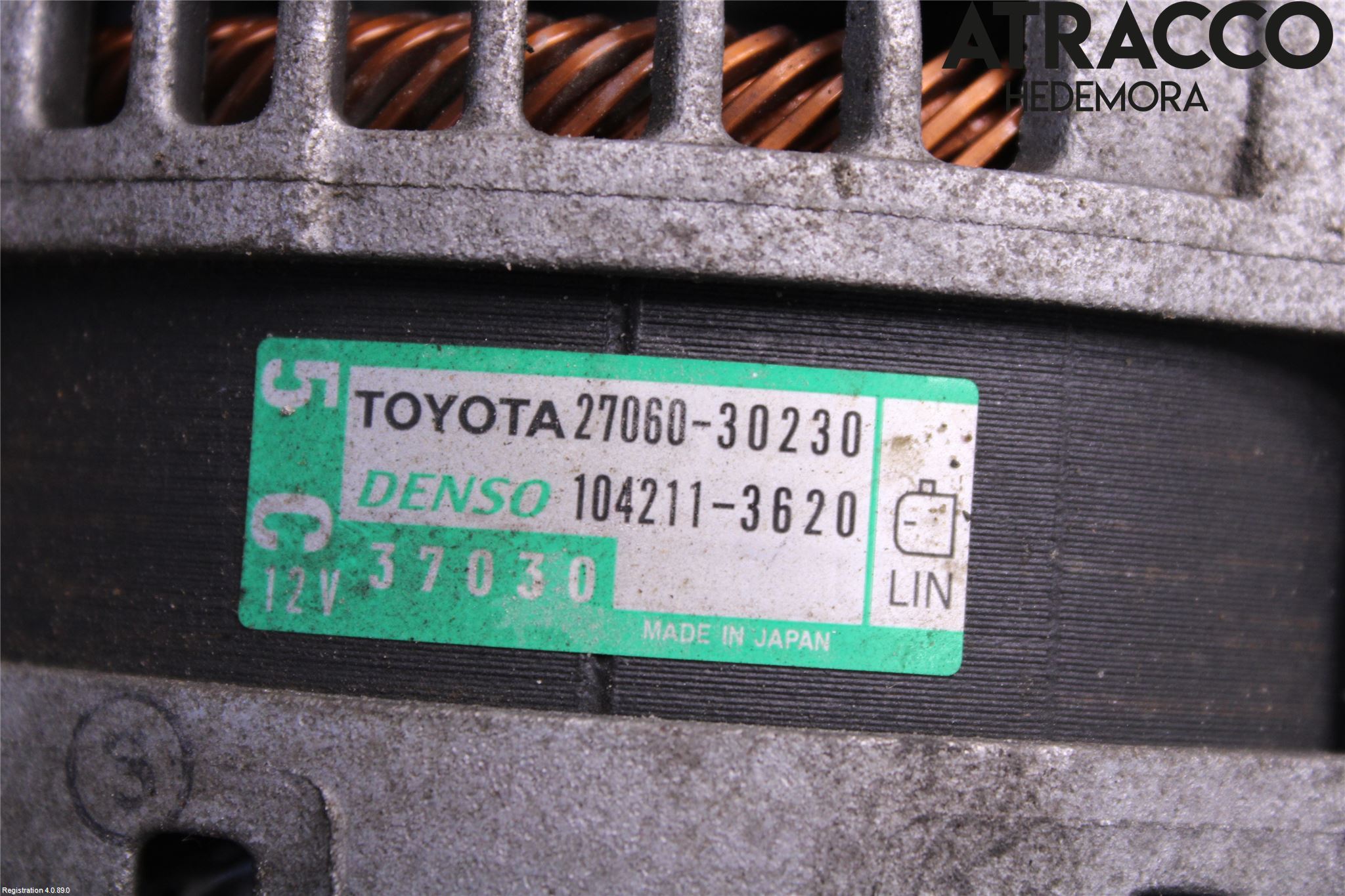 Toyota HILUX 16- Dynamo