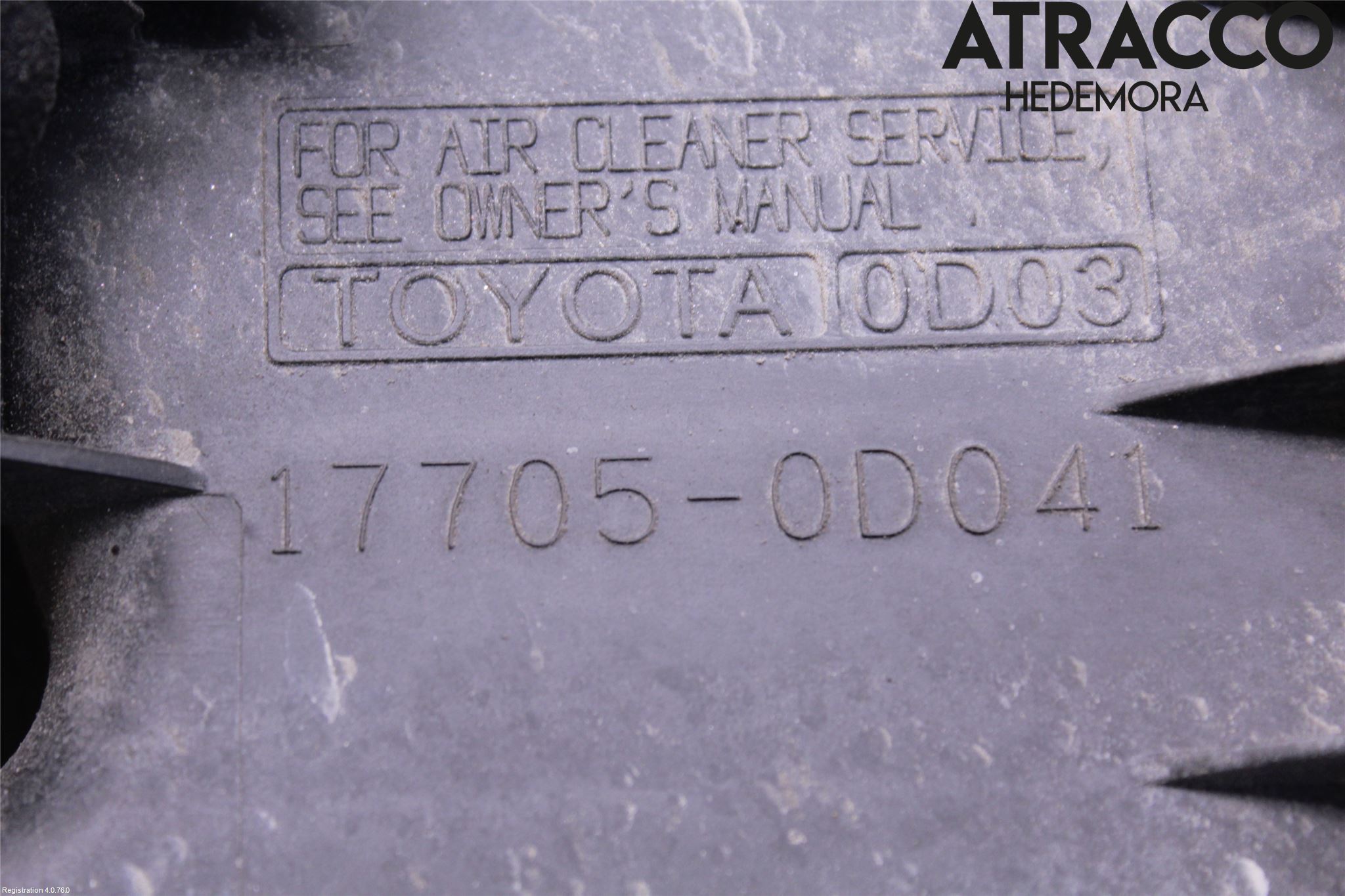 Toyota AVENSIS 07-08 Luftfilter Boks