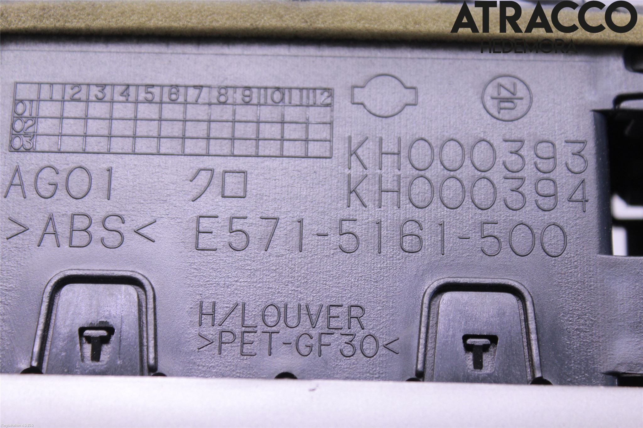 Nissan X-TRAIL     01-07 Dashbord Kanal - Dyse