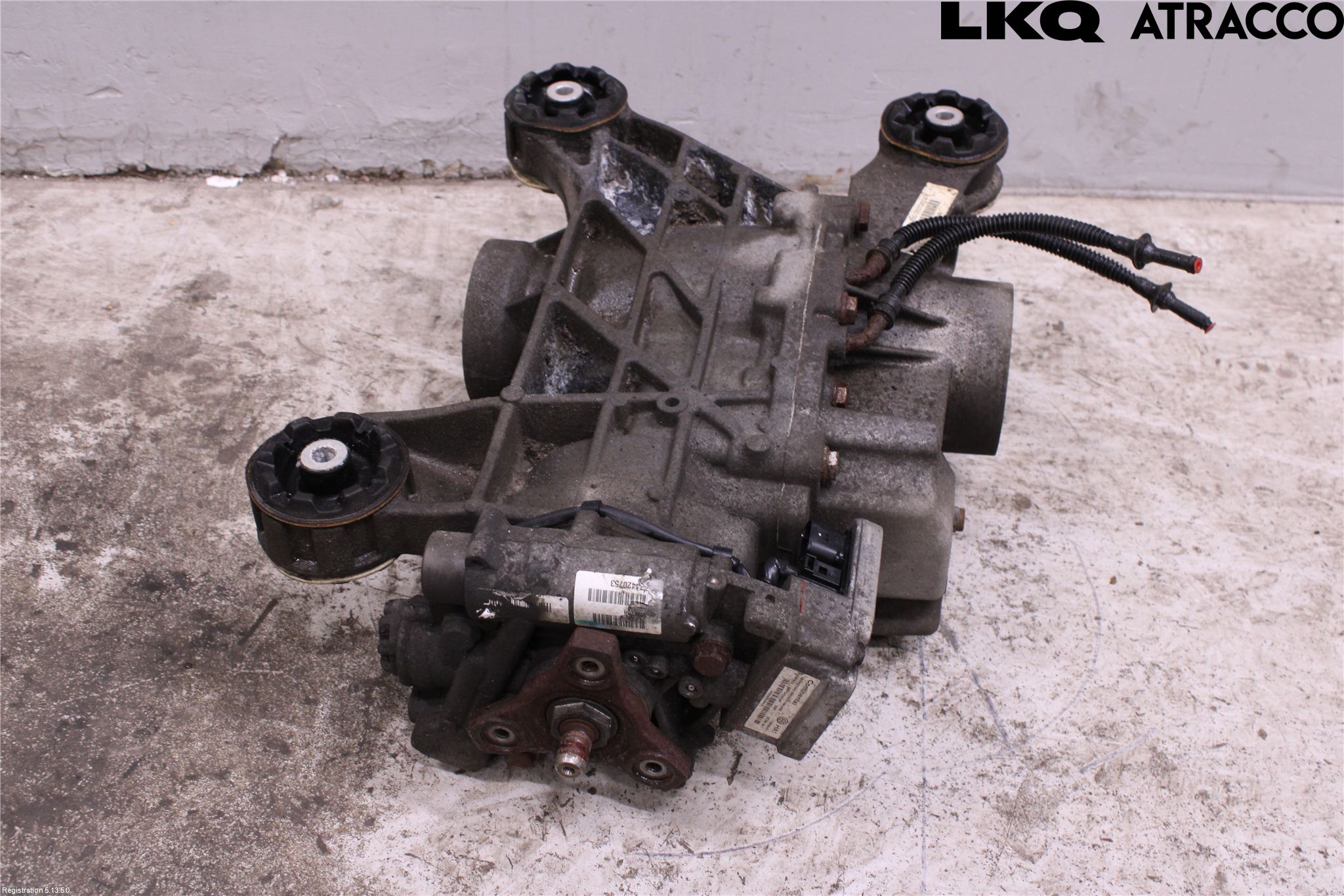 Volkswagen VW PASSAT 11-14 Bakaksel Kardang Bak -Diff