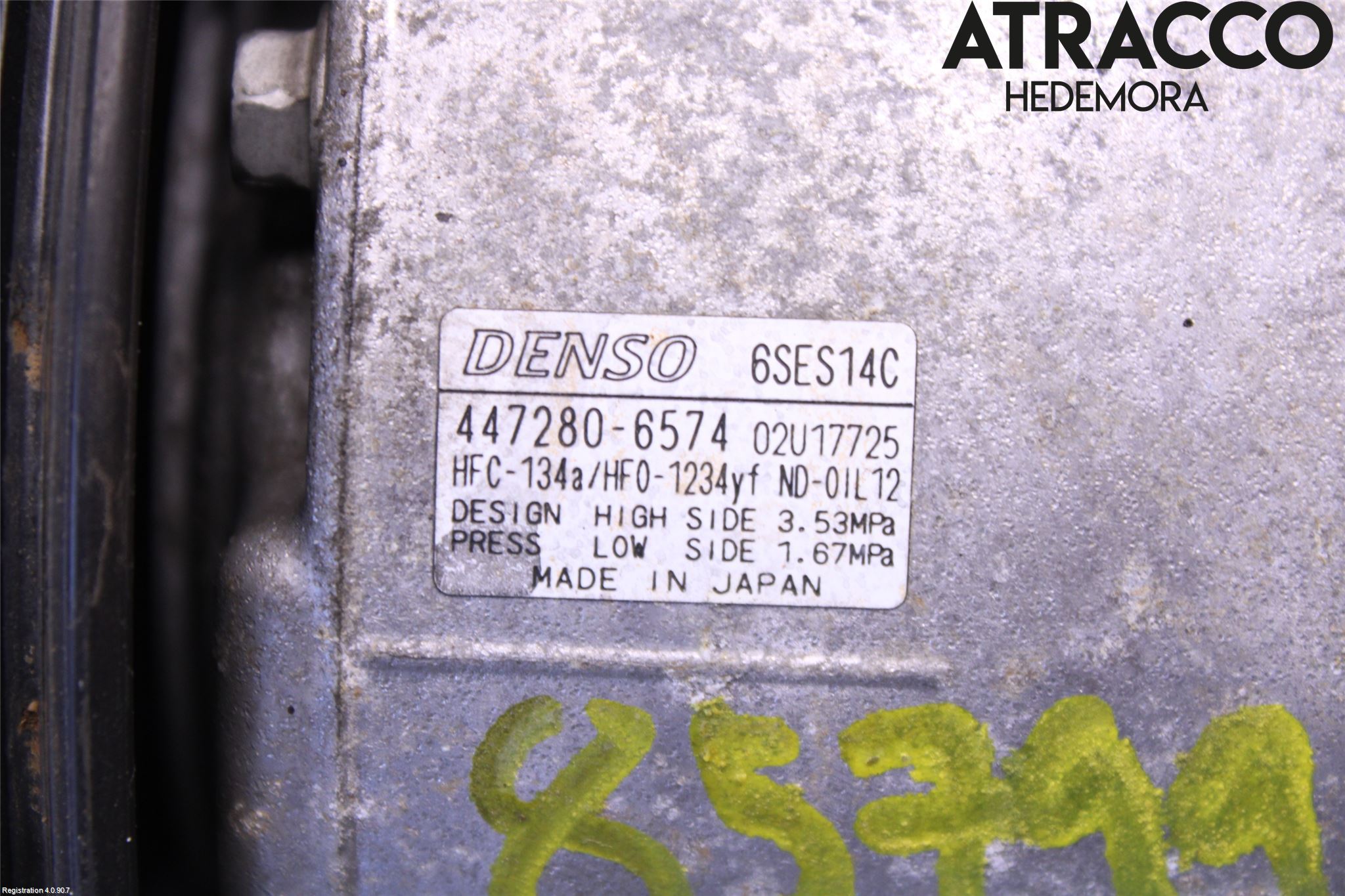 Toyota AVENSIS 16-18 Varme Ac Kompressor