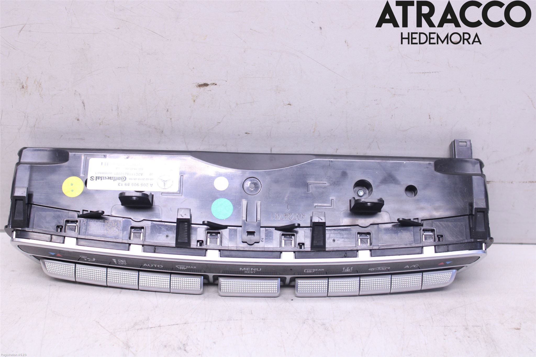 Mercedes-Benz MB GLC-KLASS (X253/C253) 15-22 Varme Ac Betjening-Display