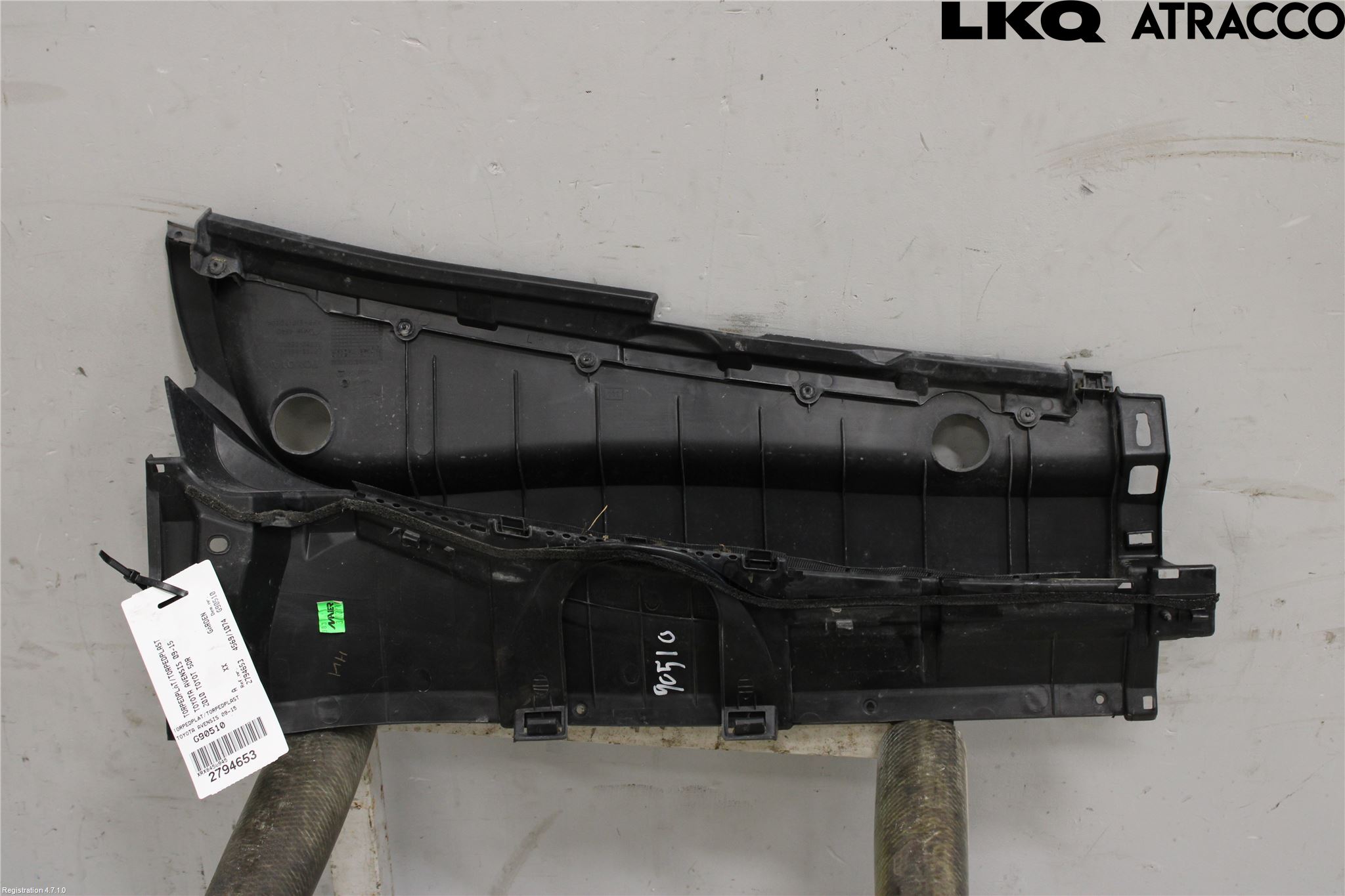 Toyota AVENSIS 09-15 Visker Deksel-Grill-Under Frr