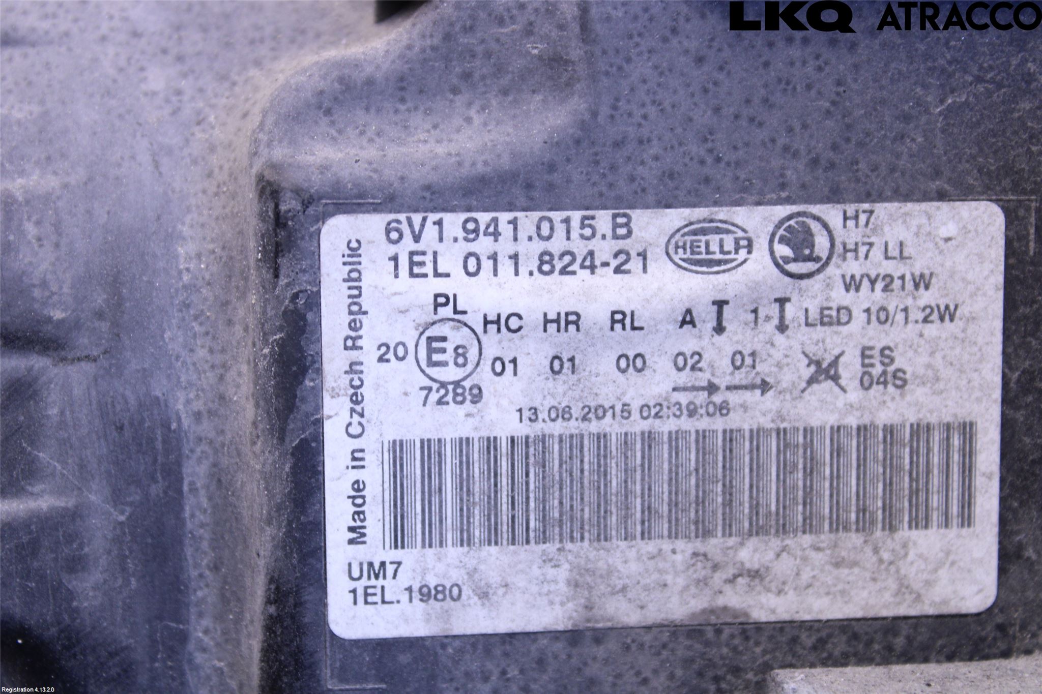 Skoda FABIA 15-21 Frontlykt Venstre