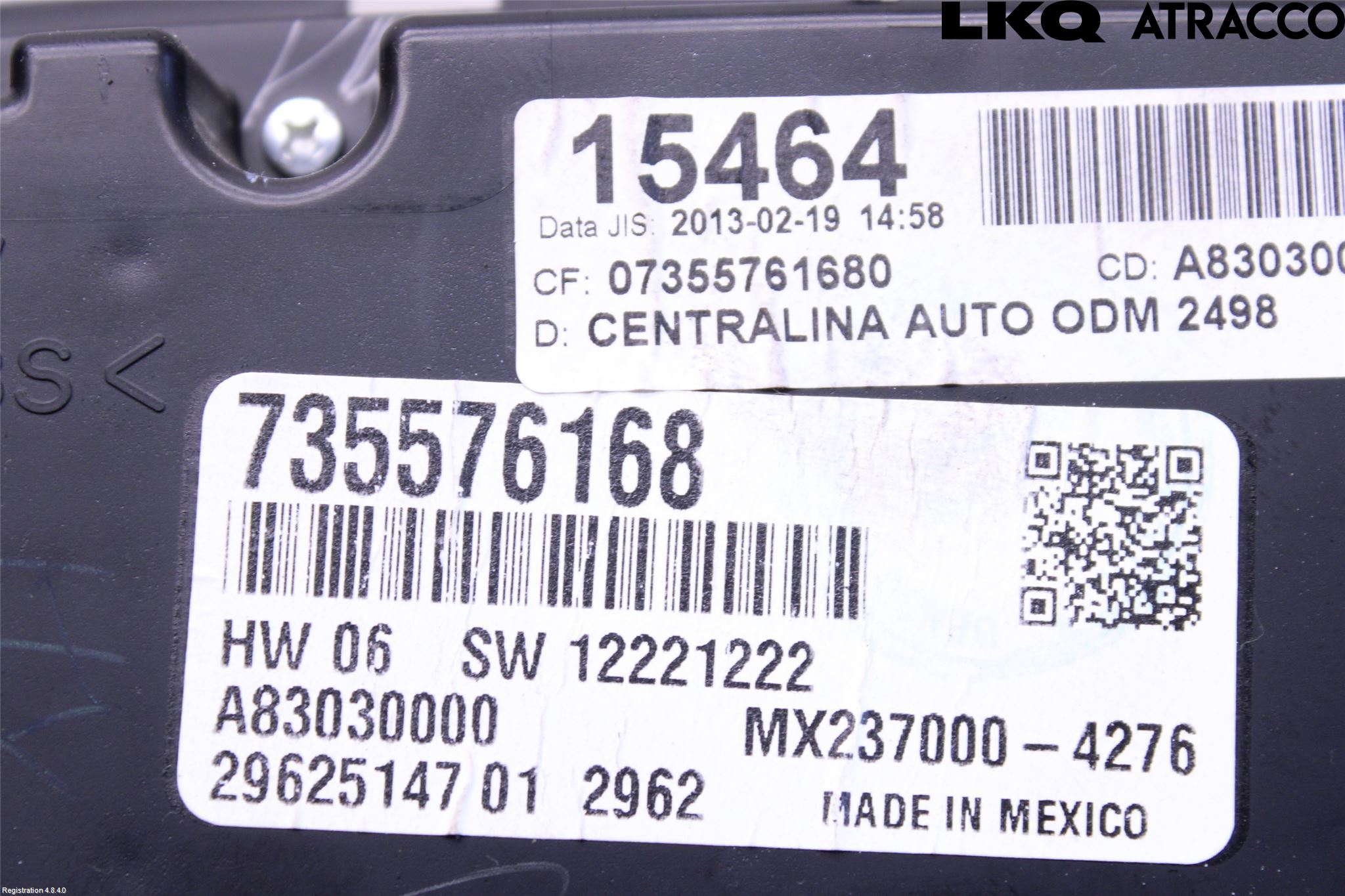 Fiat 500L 13-19 Varme Ac Betjening-Display
