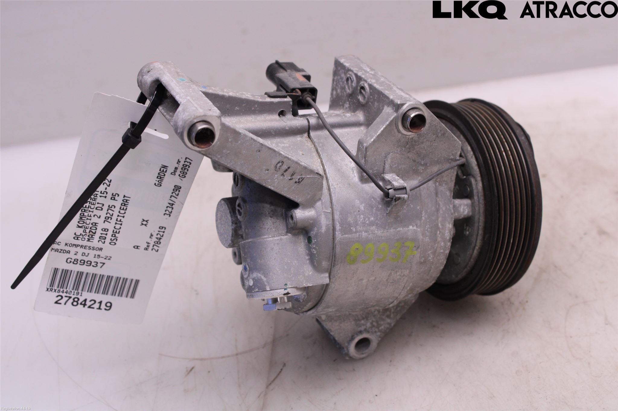 Mazda 2 (DJ) 15-22 Varme Ac Kompressor