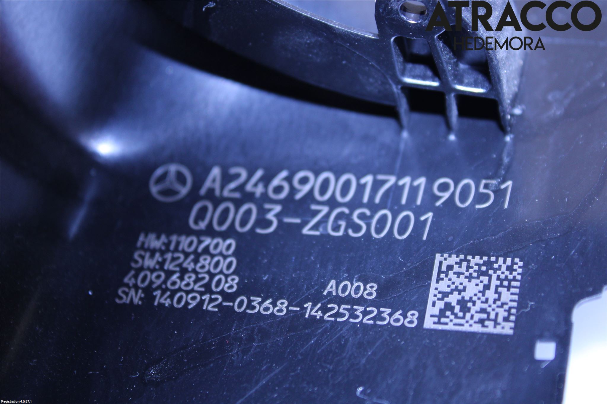 Mercedes-Benz MB CLA-KLASS (C117/X117) 13-19 Rattdeksel - Deksler