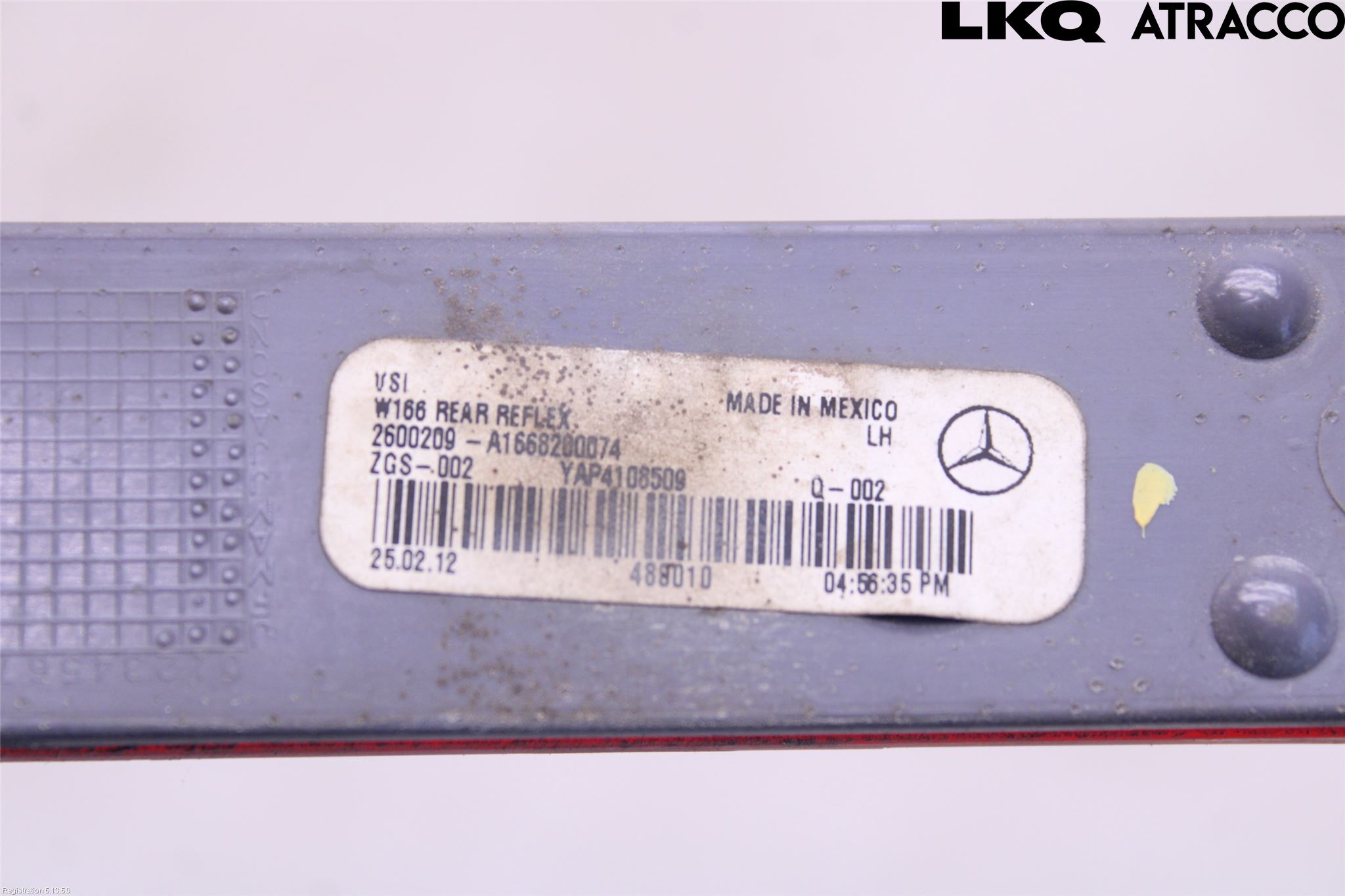 Mercedes-Benz MB ML/GLE-KLASS (W166) 12-18 Refleks Bak