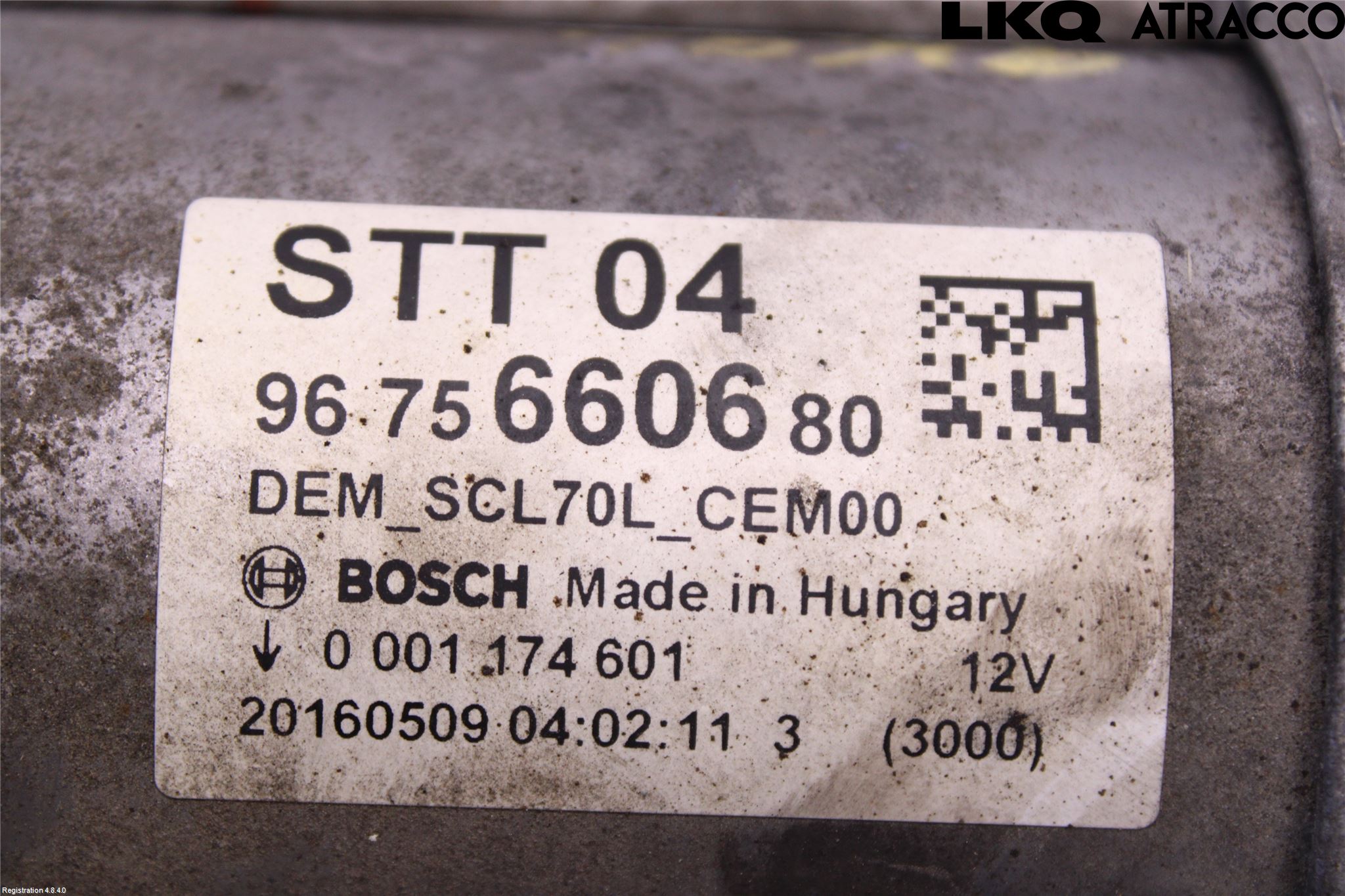Peugeot 308 14-21 Startmotor Diesel